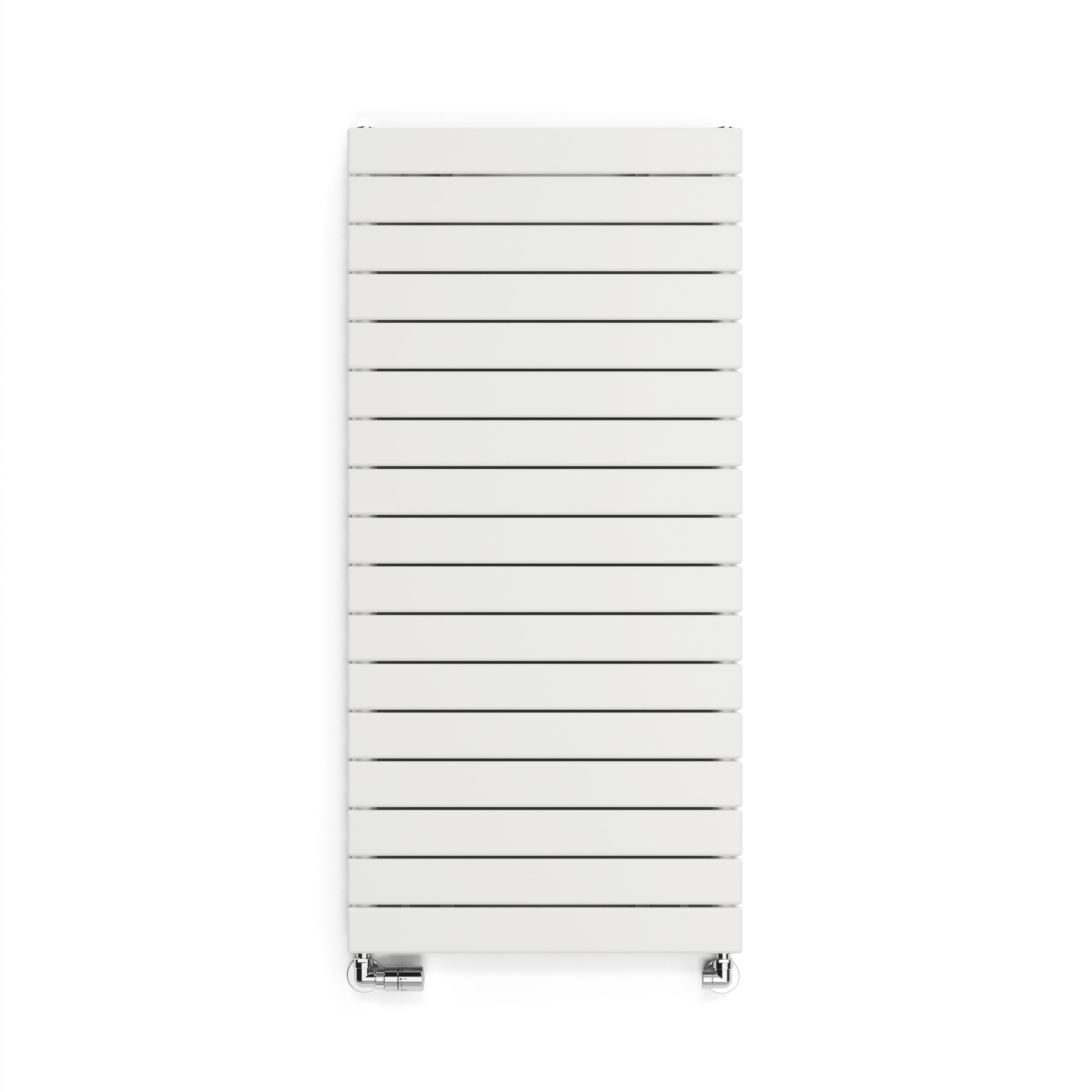 Terma Forte White Hydronic Horizontal or vertical Designer 2939BTU Radiator, (W)1254mm x (H)600mm