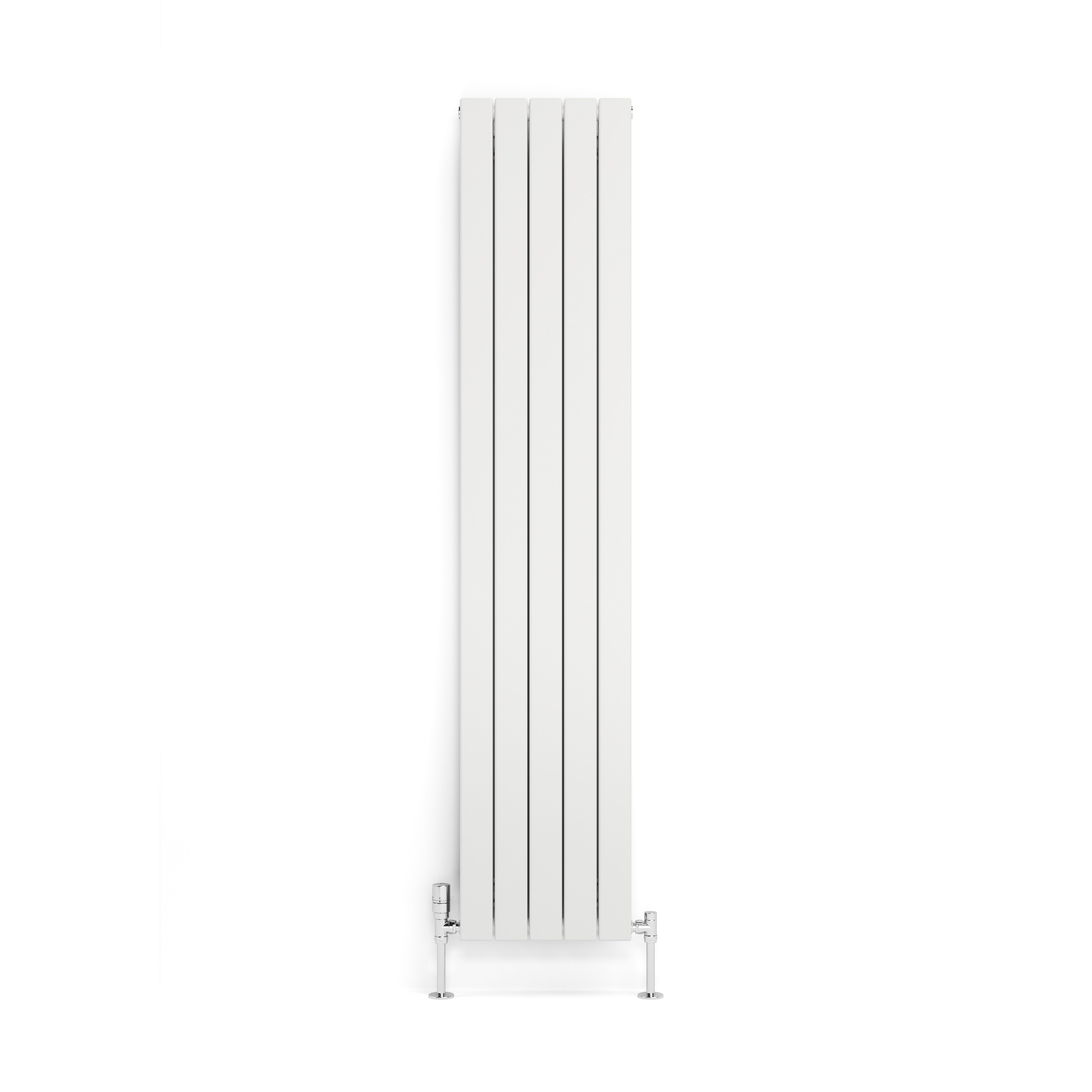 Terma Forte White Hydronic Horizontal or vertical Designer 3471BTU Radiator, (W)366mm x (H)1800mm