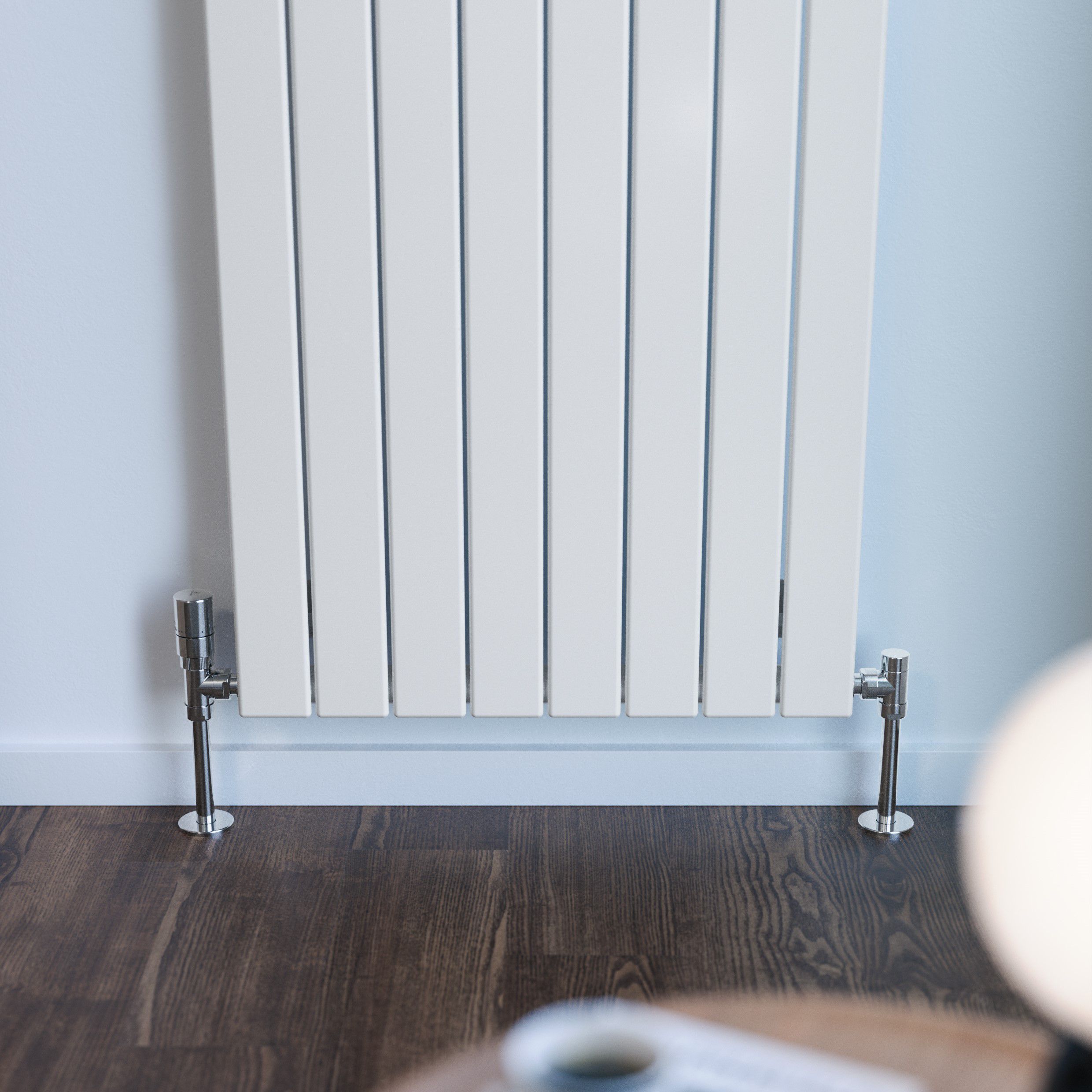 Terma Forte White Hydronic Horizontal or vertical Designer 3560BTU Radiator, (W)588mm x (H)1800mm