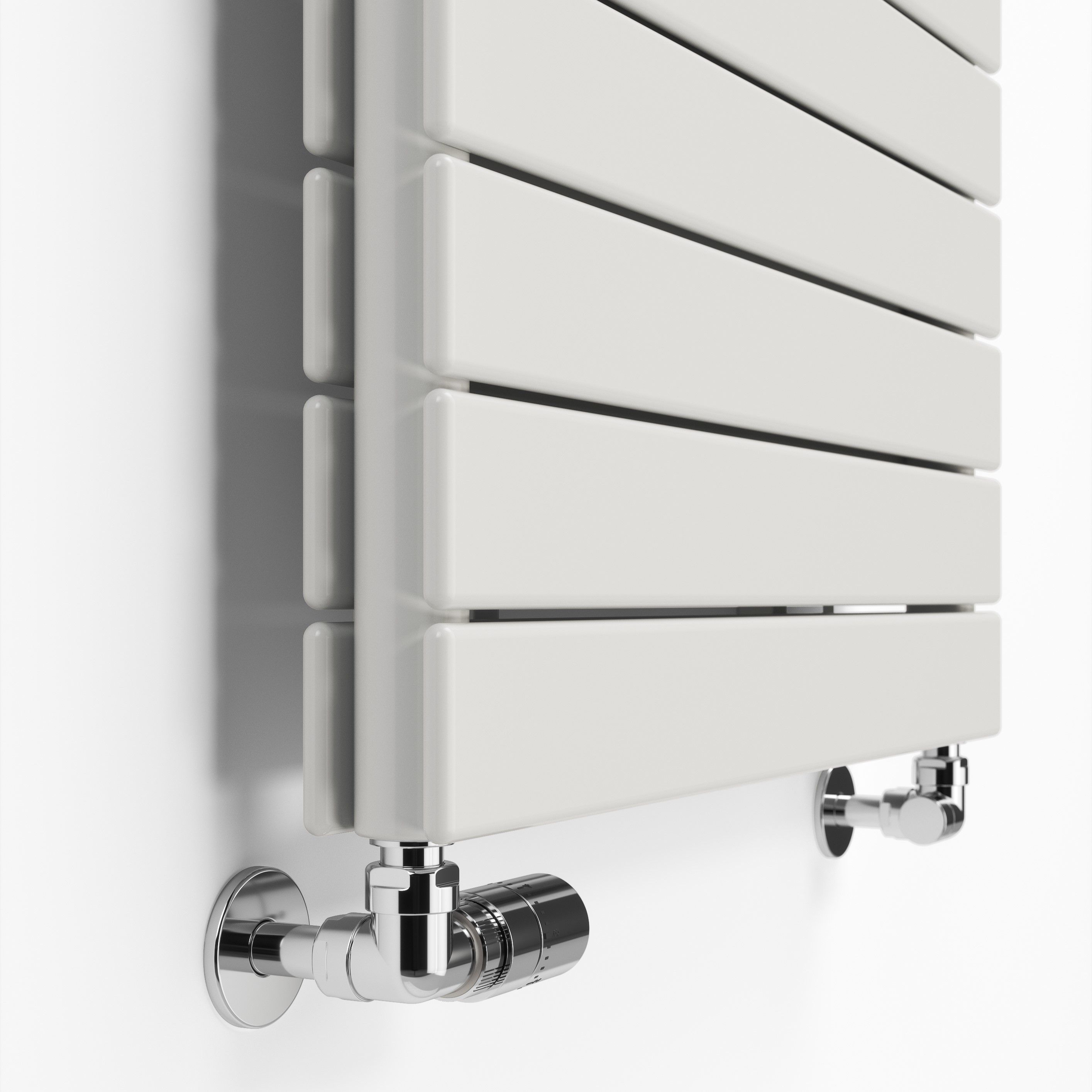 Terma Forte White Hydronic Horizontal or vertical Designer 3696BTU Radiator, (W)1032mm x (H)600mm