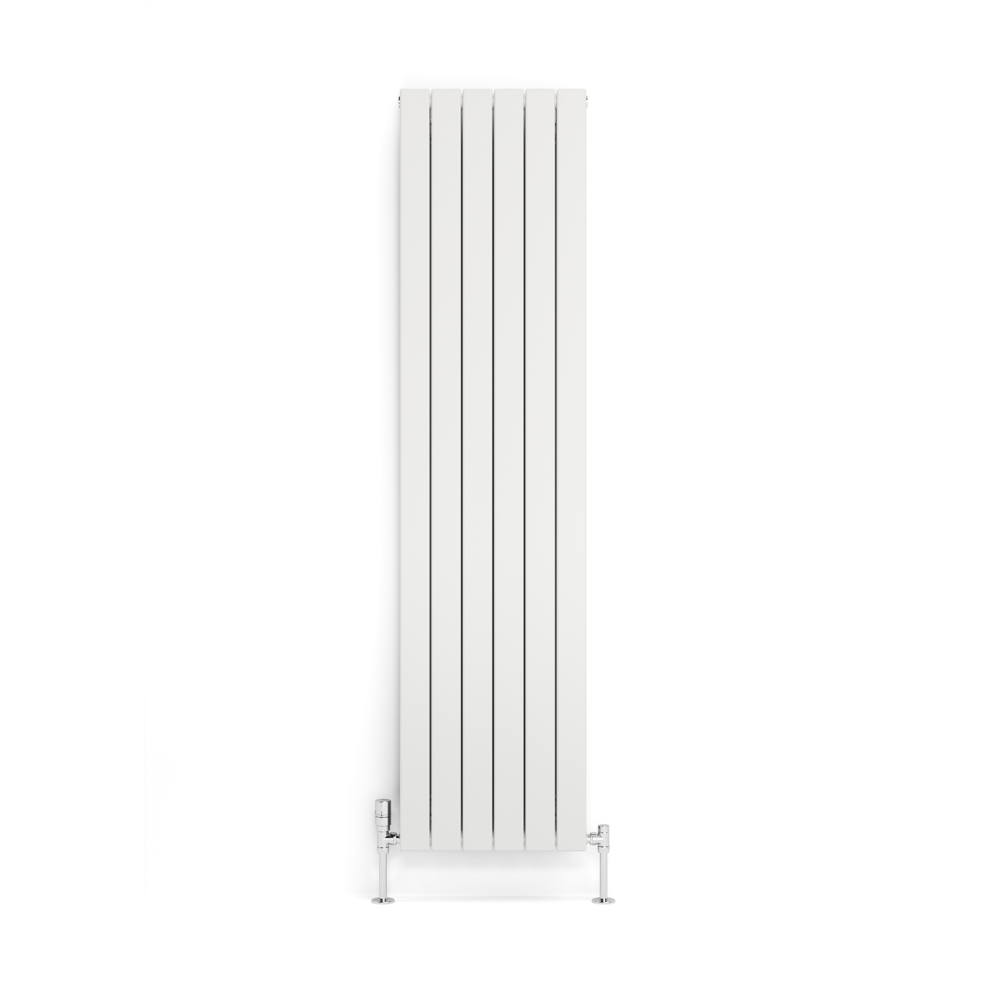 Terma Forte White Hydronic Horizontal or vertical Designer 4167BTU Radiator, (W)440mm x (H)1800mm