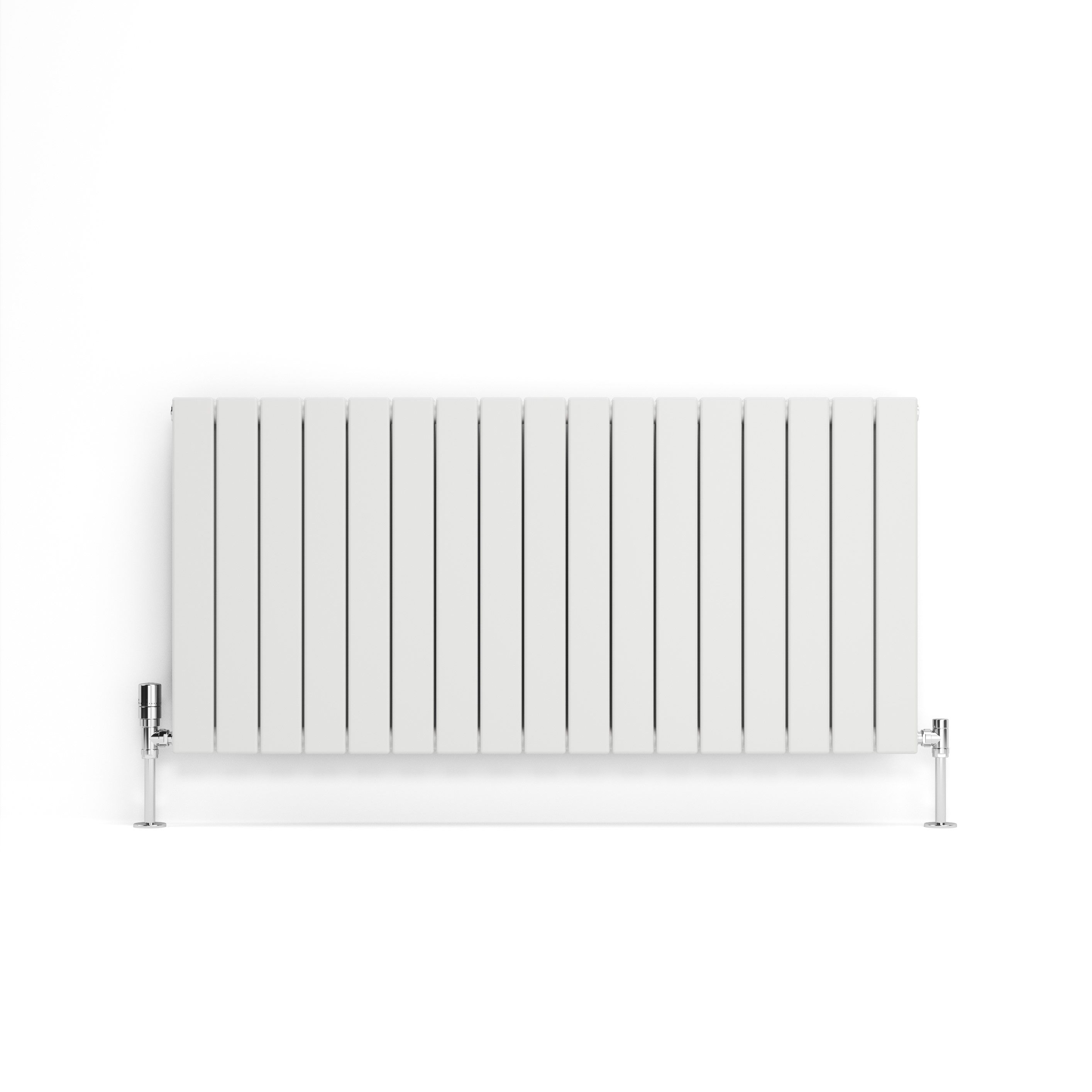 Terma Forte White Hydronic Horizontal or vertical Designer 4488BTU Radiator, (W)1254mm x (H)600mm