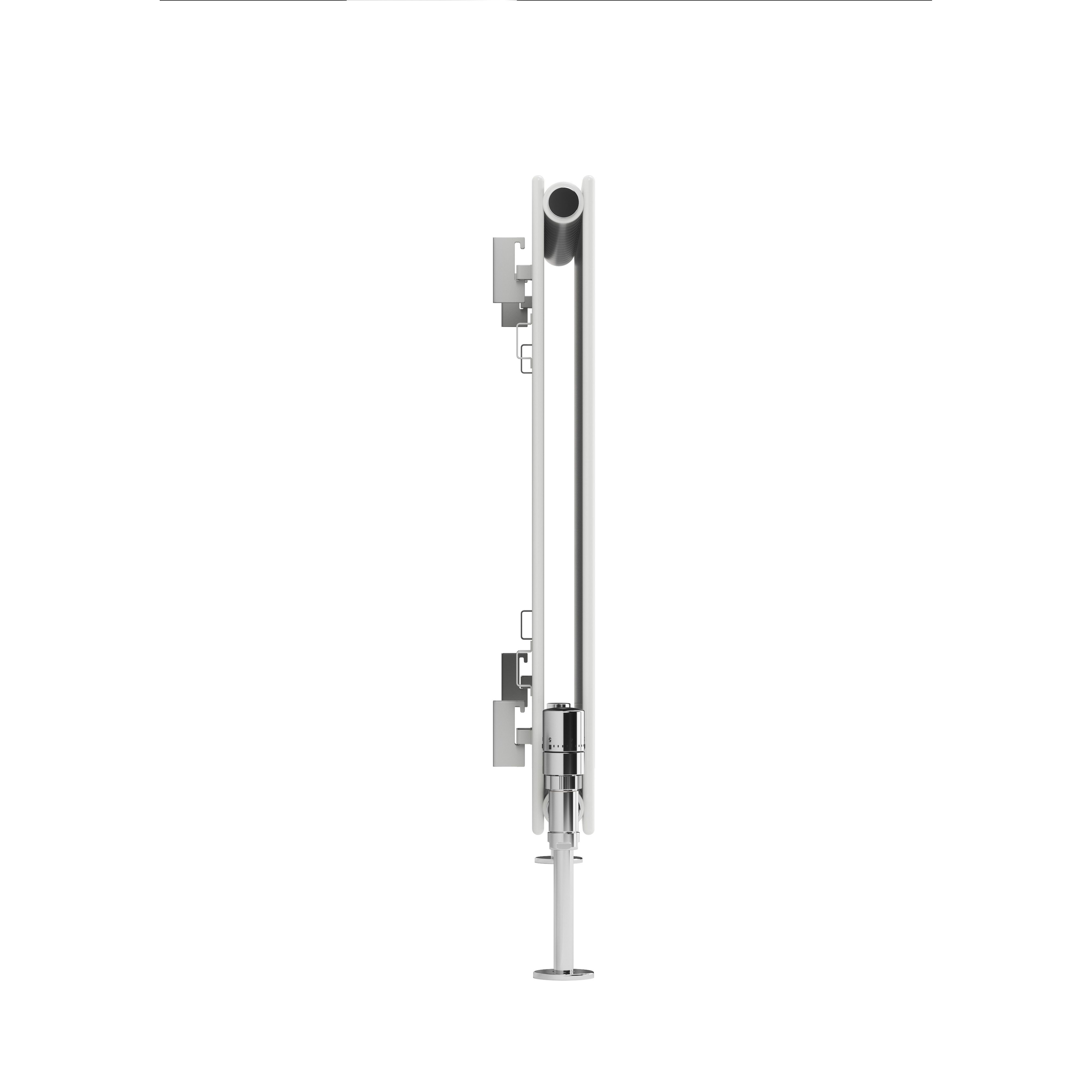 Terma Forte White Hydronic Horizontal or vertical Designer 4488BTU Radiator, (W)1254mm x (H)600mm