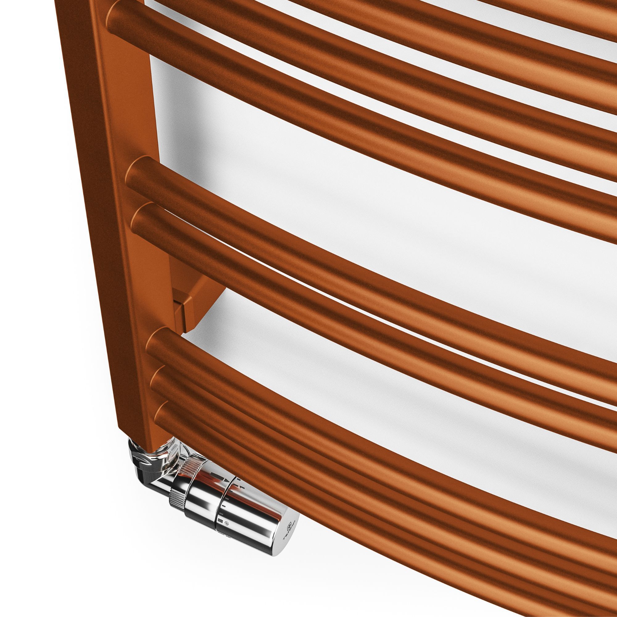 Terma Jade Copper Gas Flat Towel warmer (W)400mm x (H)1149mm
