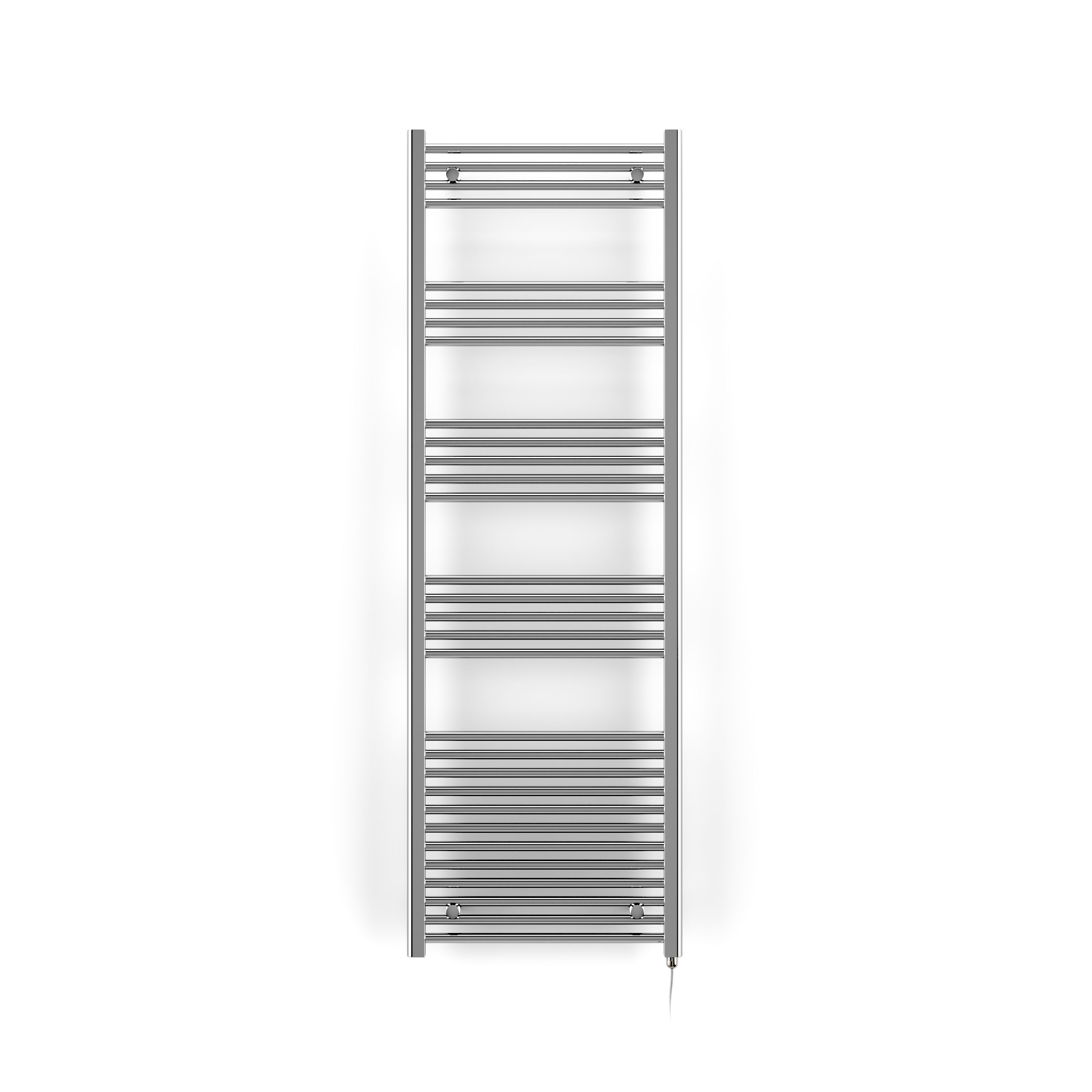 Terma Leo Chrome effect Towel warmer (W)600mm x (H)1800mm