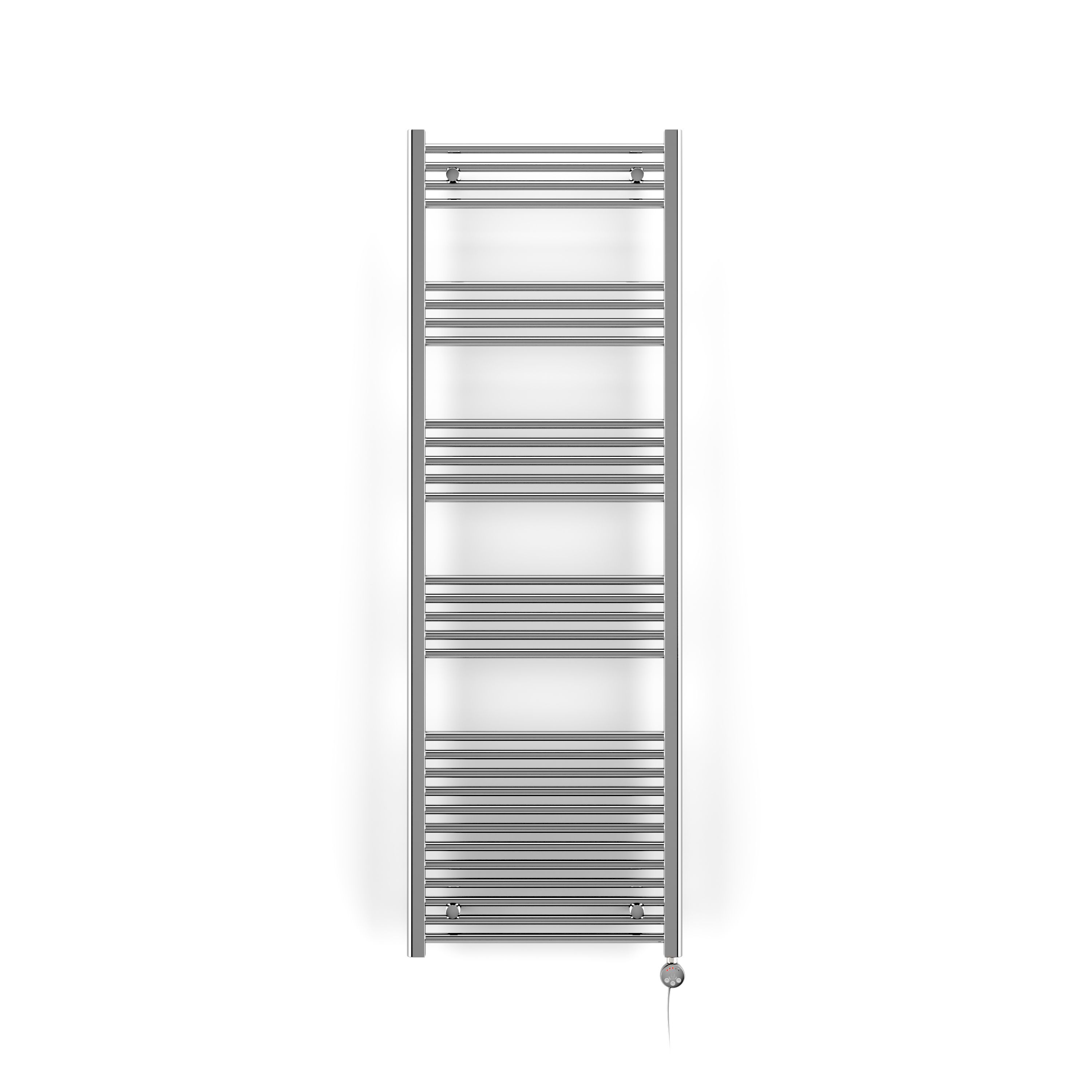 Terma Leo Chrome effect Towel warmer (W)600mm x (H)1800mm