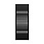 Terma Metallic black Towel warmer (W)450mm x (H)1185mm