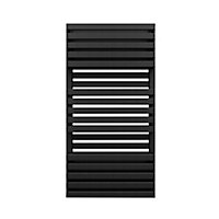Terma Metallic black Towel warmer (W)450mm x (H)870mm