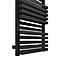 Terma Metallic black Towel warmer (W)450mm x (H)870mm