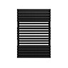 Terma Metallic black Towel warmer (W)600mm x (H)870mm