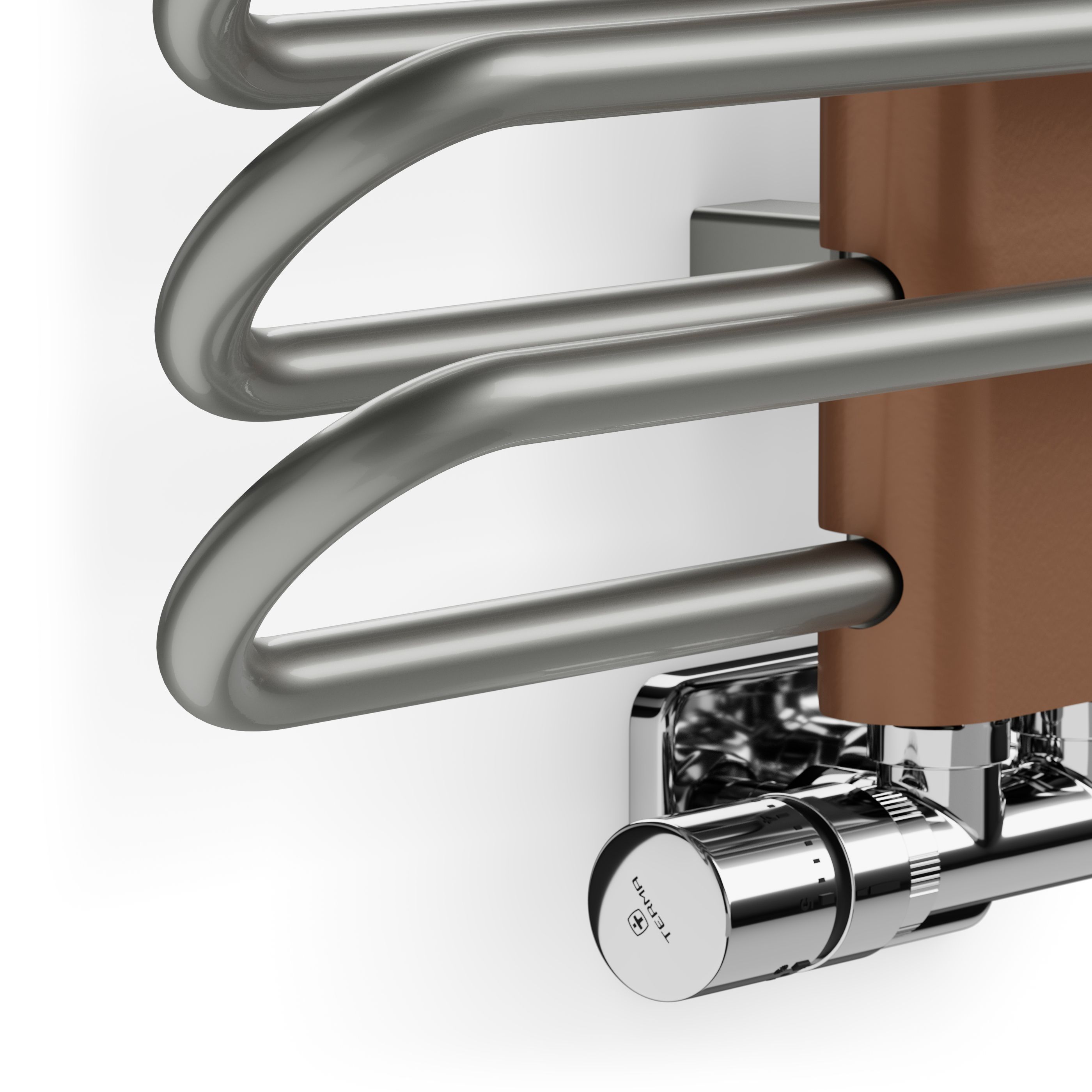Terma Michelle Copper Towel warmer (W)400mm x (H)780mm