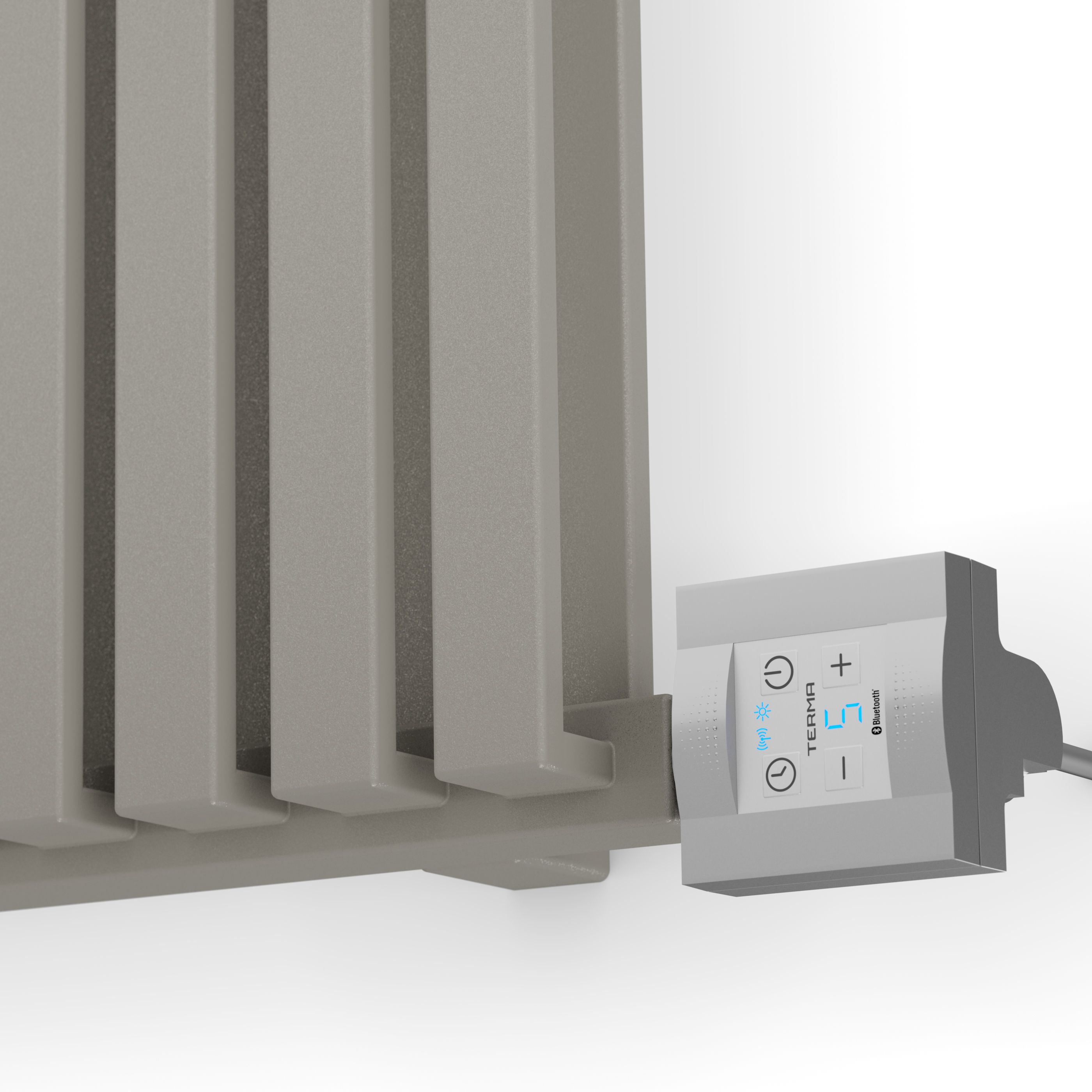 Terma Nemo Metallic stone Horizontal Designer Radiator, (W)1185mm x (H)530mm