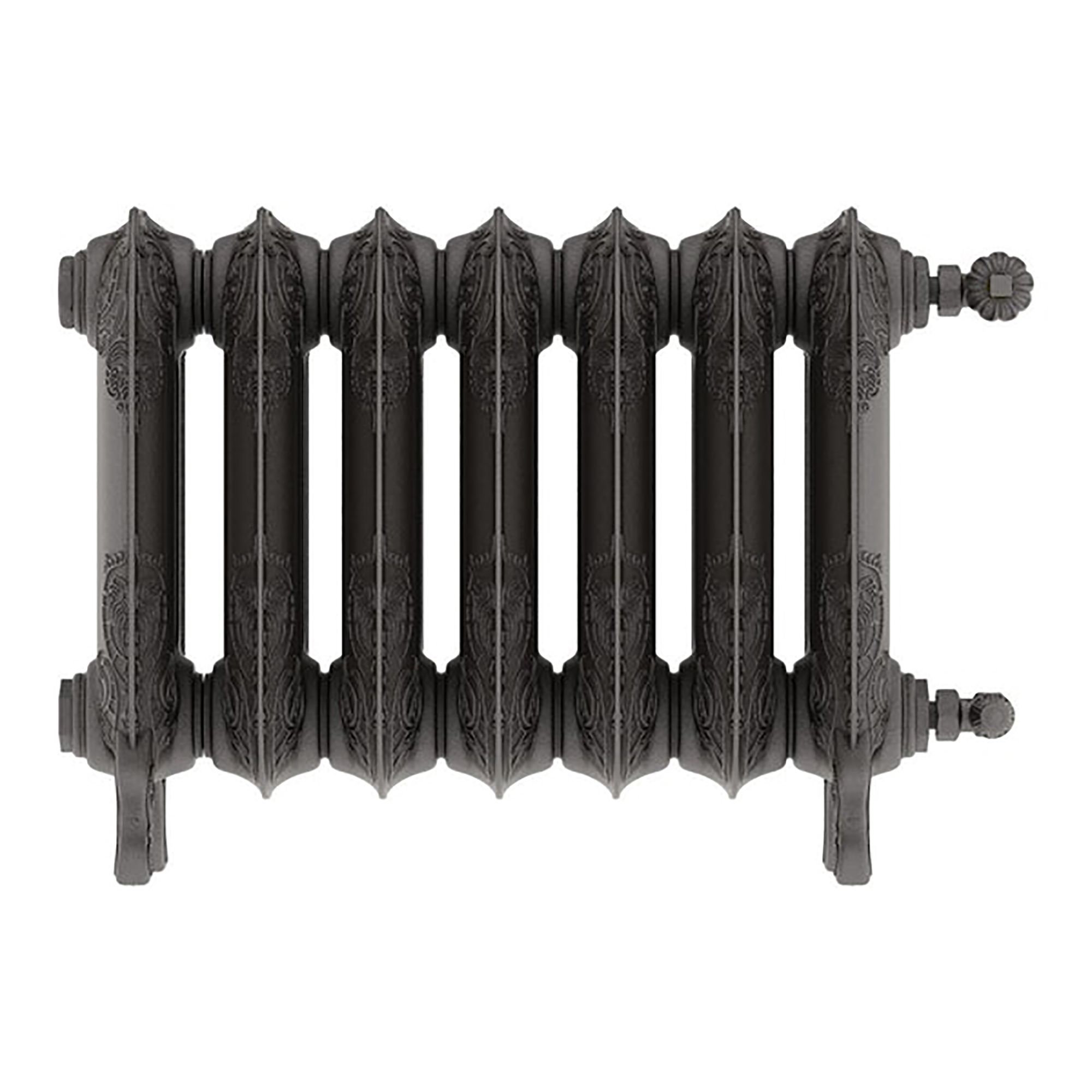 Terma Oxford Raw Metal Hydronic Horizontal Designer 2049BTU Radiator, (W)606mm x (H)470mm