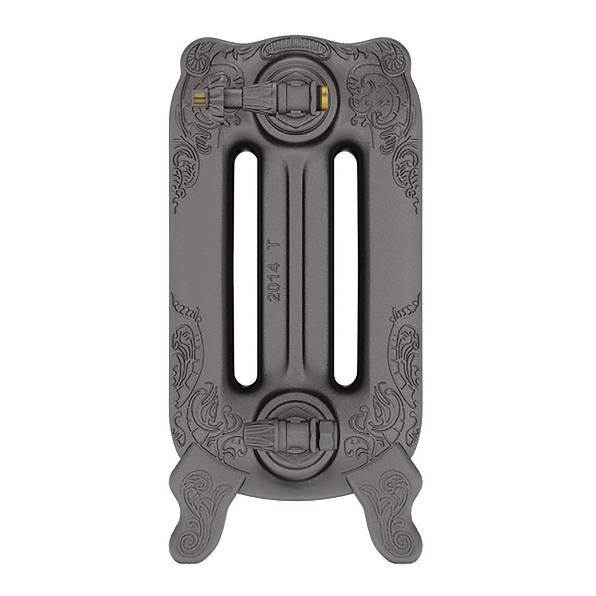 Terma Oxford Raw Metal Hydronic Horizontal Designer 2049BTU Radiator, (W)606mm x (H)470mm