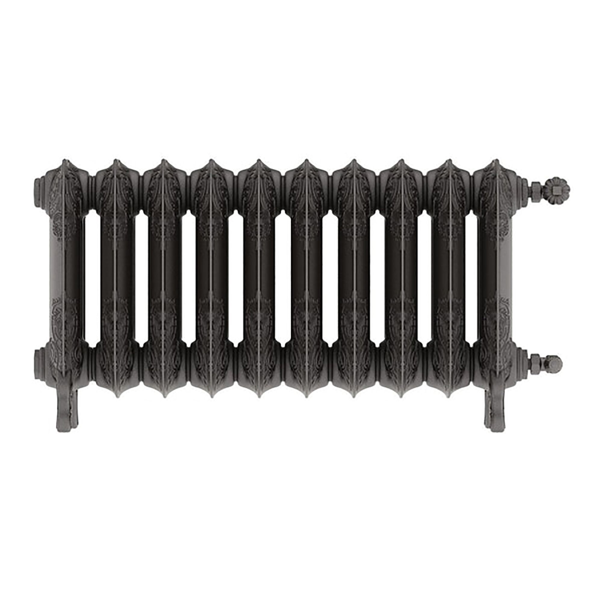 Terma Oxford Raw Metal Hydronic Horizontal Designer 2929BTU Radiator, (W)852mm x (H)470mm