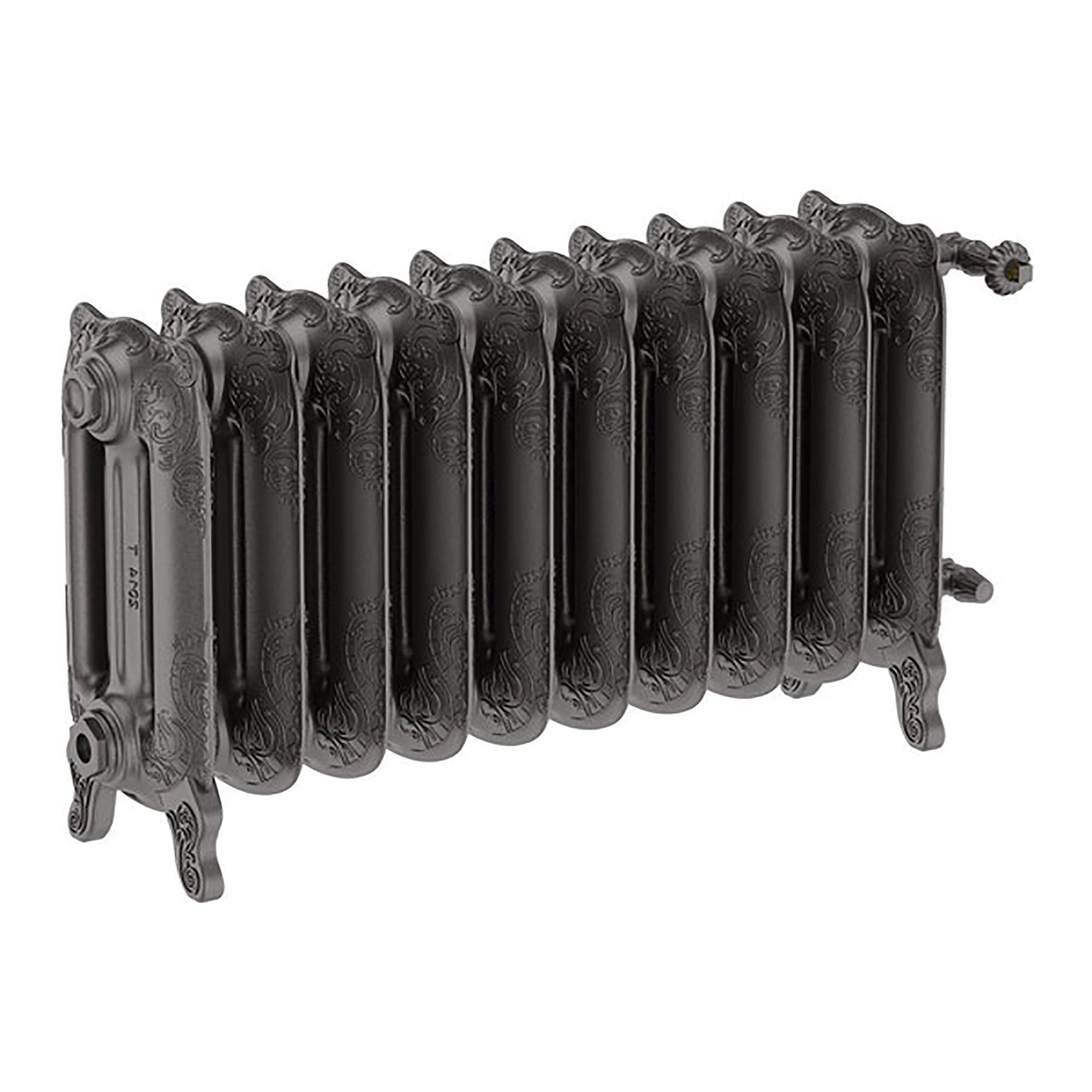 Terma Oxford Raw Metal Hydronic Horizontal Designer 2929BTU Radiator, (W)852mm x (H)470mm