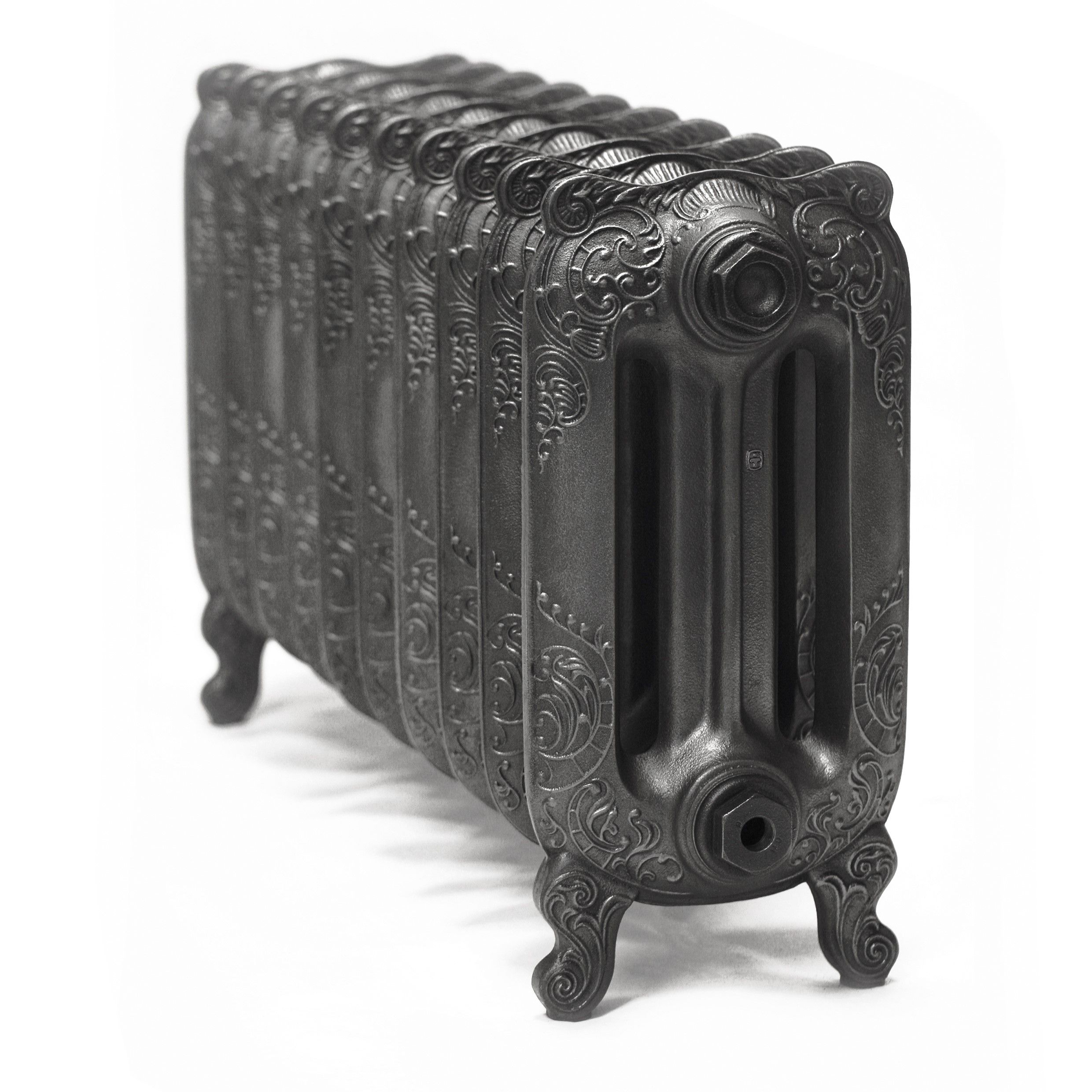 Terma Oxford Raw Metal Hydronic Horizontal Designer 2929BTU Radiator, (W)852mm x (H)470mm