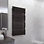 Terma Quadrus Metallic black Towel warmer (W)450mm x (H)1185mm