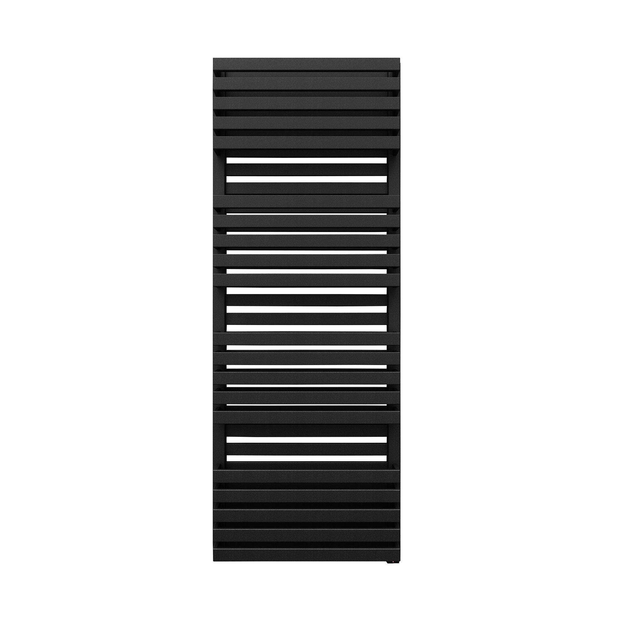 Terma Quadrus Metallic black Towel warmer (W)450mm x (H)1185mm