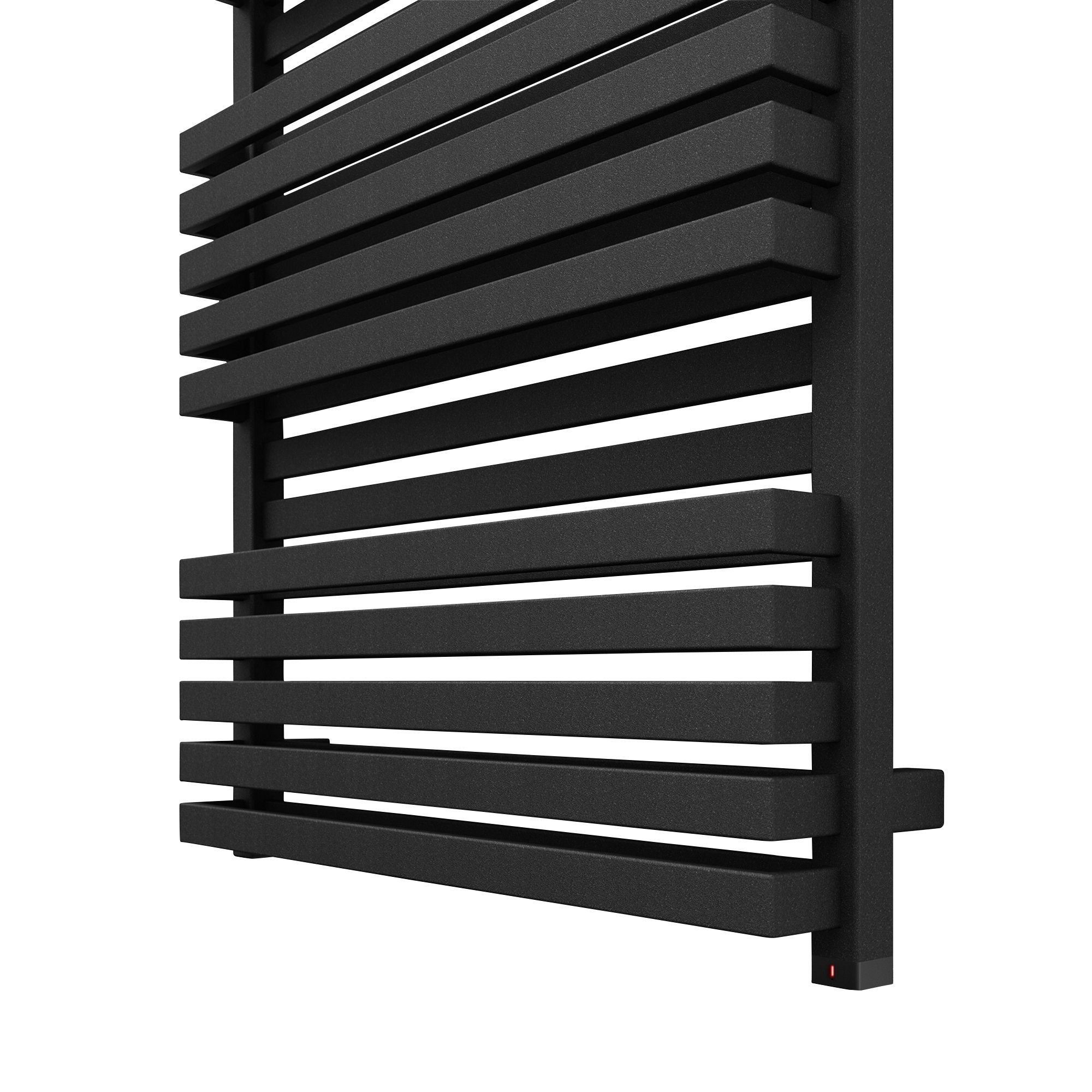 Terma Quadrus Metallic black Towel warmer (W)450mm x (H)1185mm