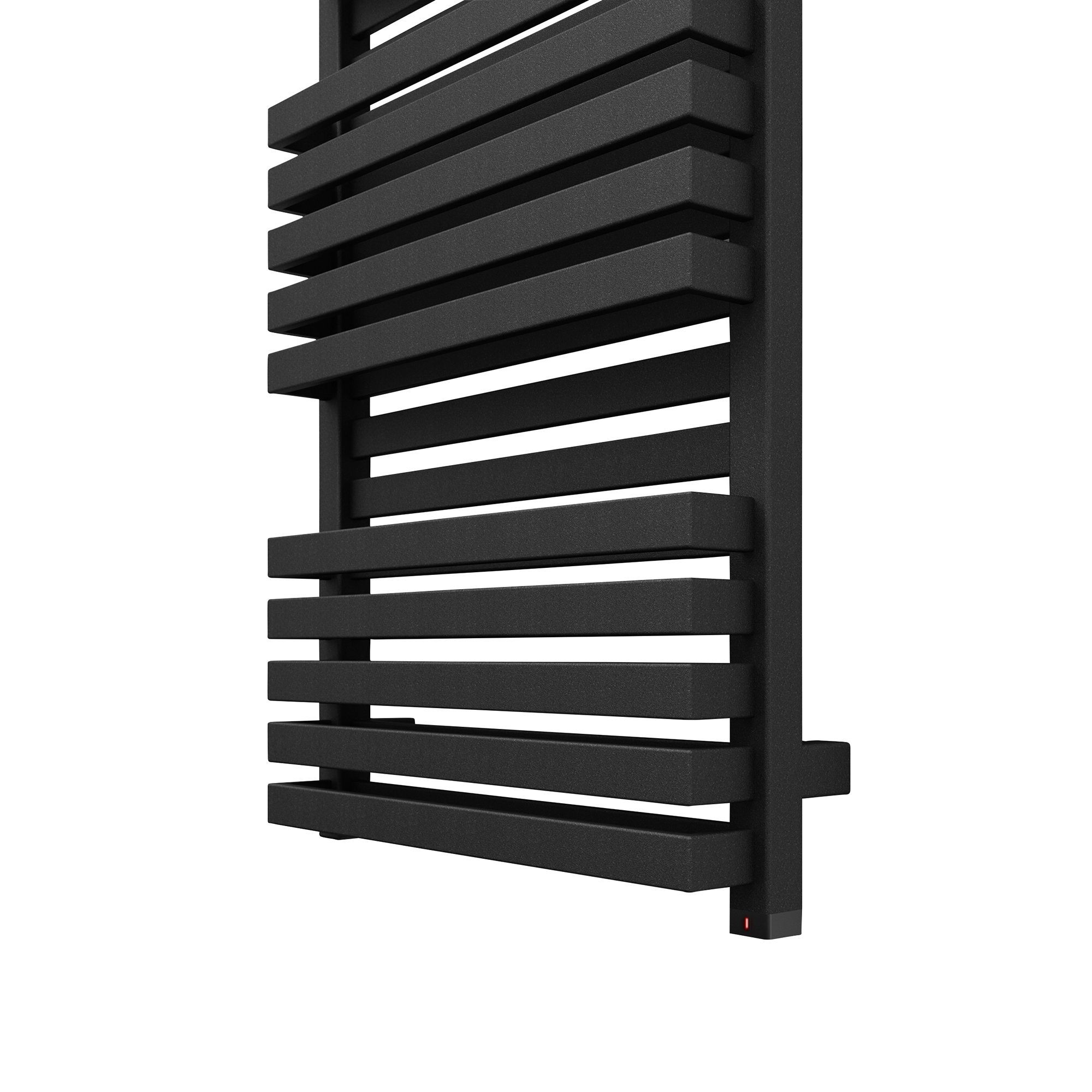 Terma Quadrus Metallic black Towel warmer (W)450mm x (H)870mm
