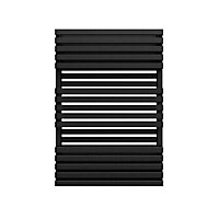 Terma Quadrus Metallic black Towel warmer (W)600mm x (H)870mm