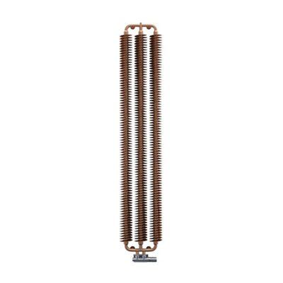 Terma Ribbon Bright copper Vertical Designer Radiator, (W)290mm x (H)1720mm