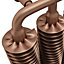 Terma Ribbon Bright copper Vertical Designer Radiator, (W)290mm x (H)1720mm