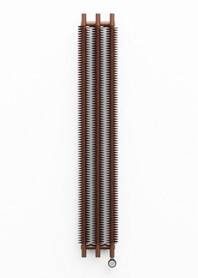 Terma Ribbon Bright copper Vertical Designer Radiator, (W)290mm x (H)1800mm
