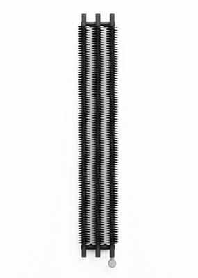 Terma Ribbon Heban black Vertical Designer Radiator, (W)290mm x (H)1720mm