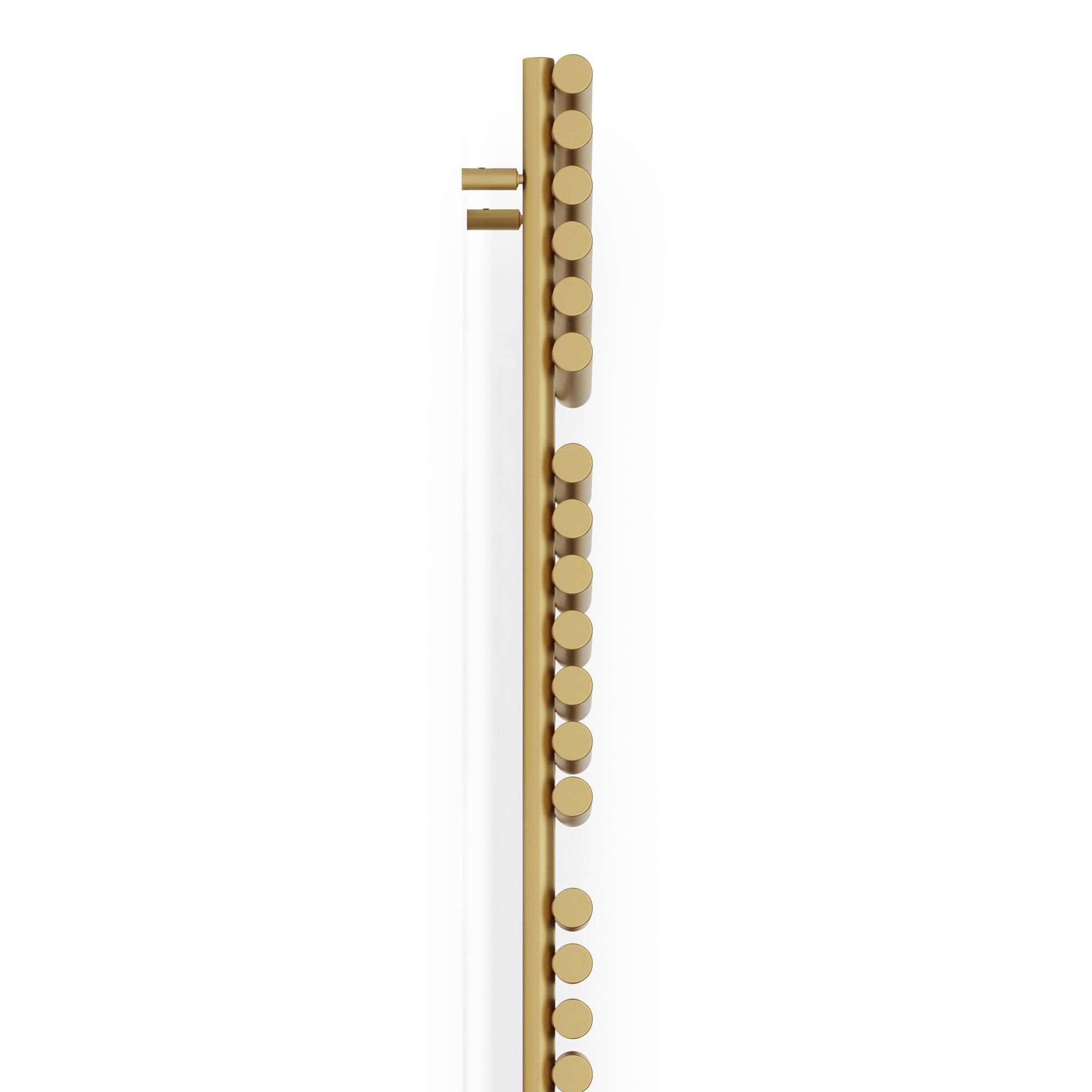 Terma Rolo Brass effect Flat Towel warmer (W)520mm x (H)1800mm
