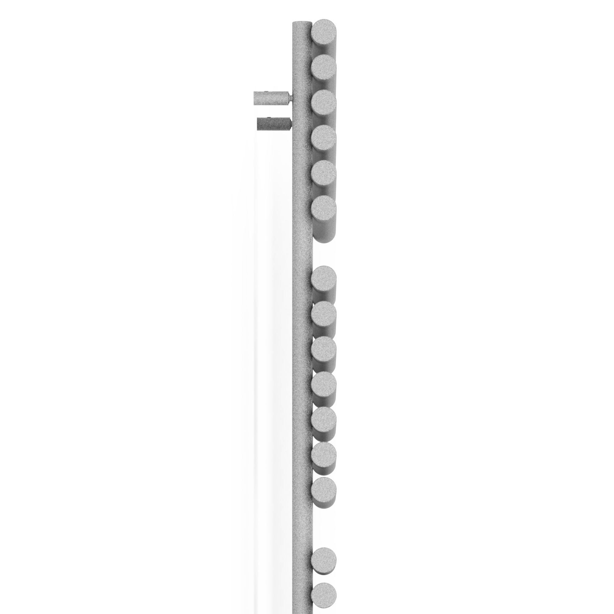 Terma Rolo Grey Flat Towel warmer (W)520mm x (H)1800mm