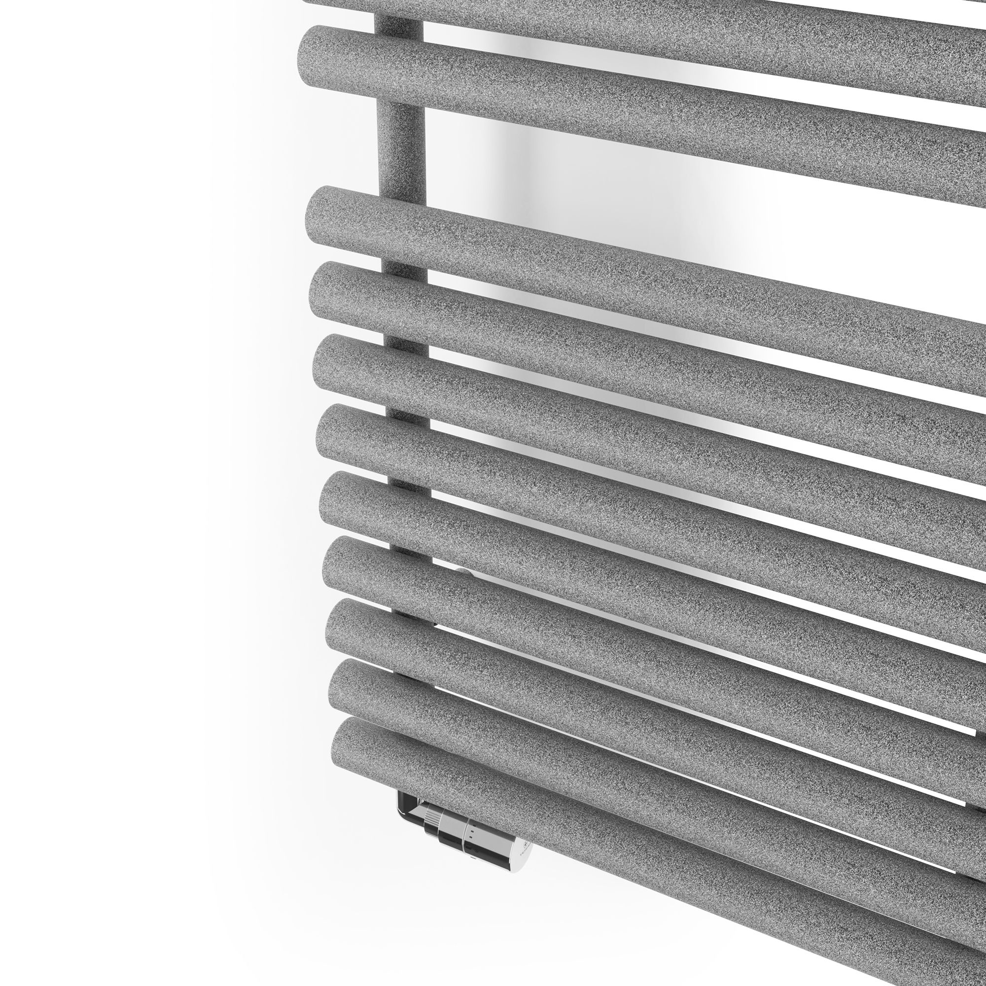 Terma Rolo Grey Flat Towel warmer (W)520mm x (H)1800mm