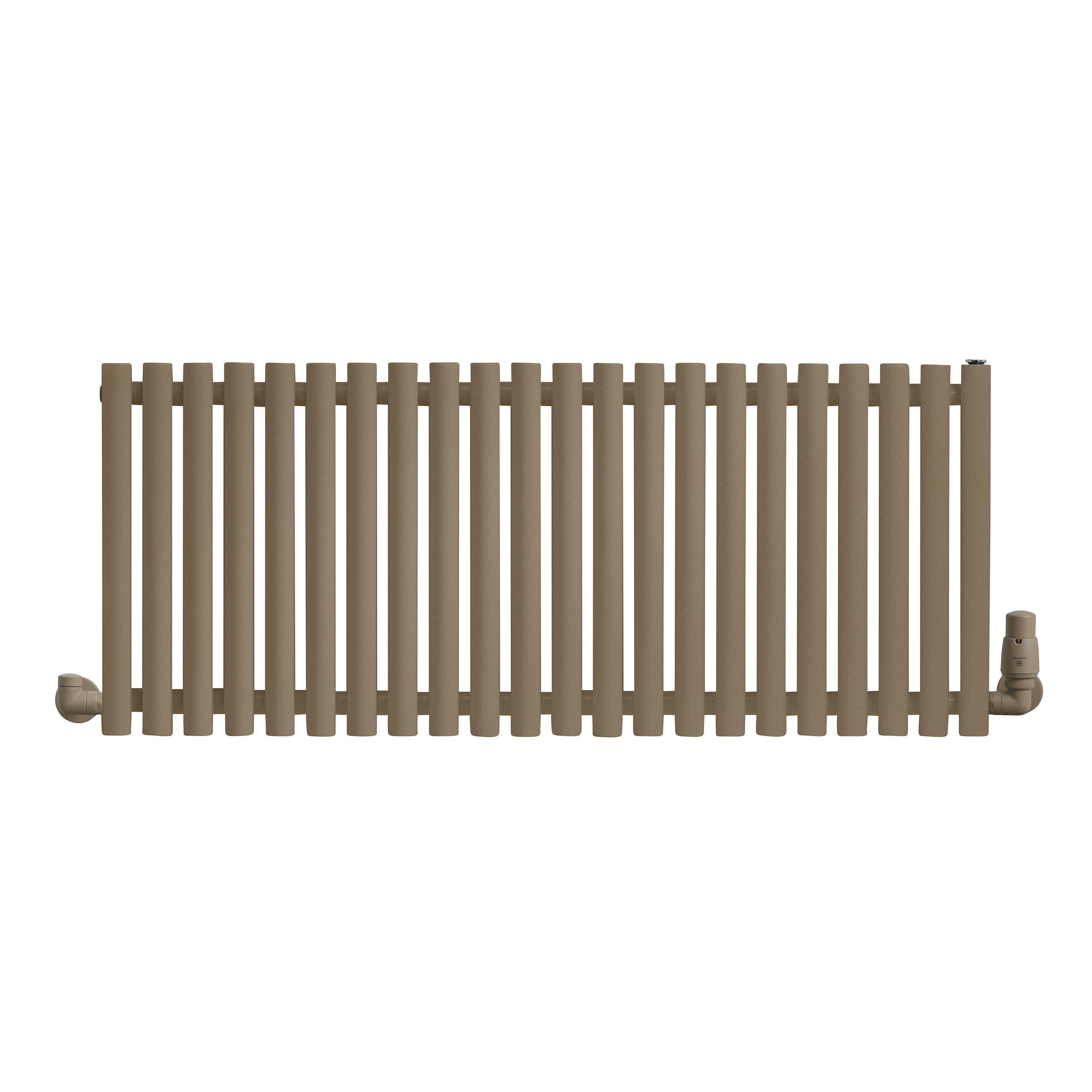 Terma Rolo Room Brown Hydronic Horizontal Designer 2768BTU Radiator, (W)1195mm x (H)500mm