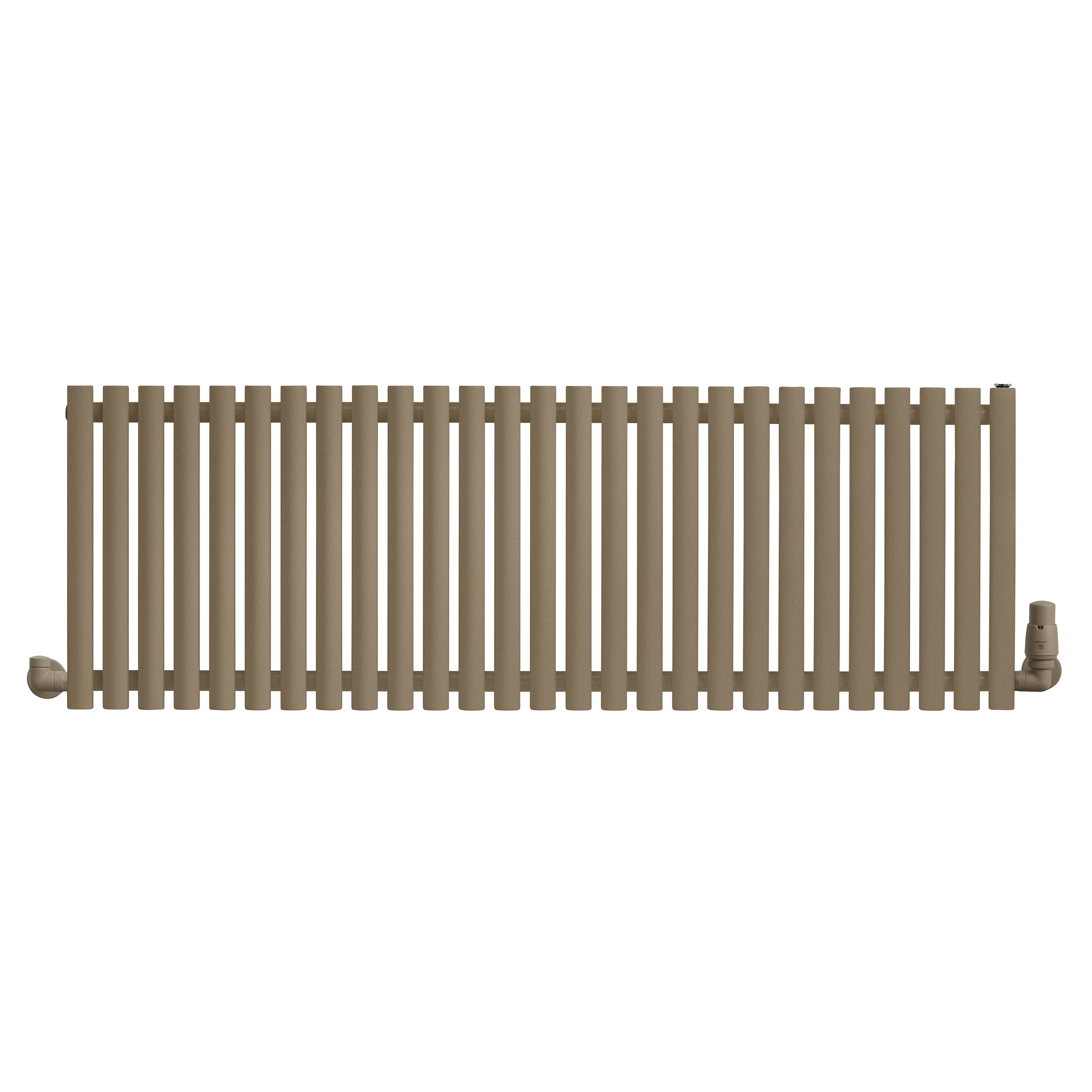 Terma Rolo Room Brown Hydronic Horizontal Designer 3399BTU Radiator, (W)1470mm x (H)500mm