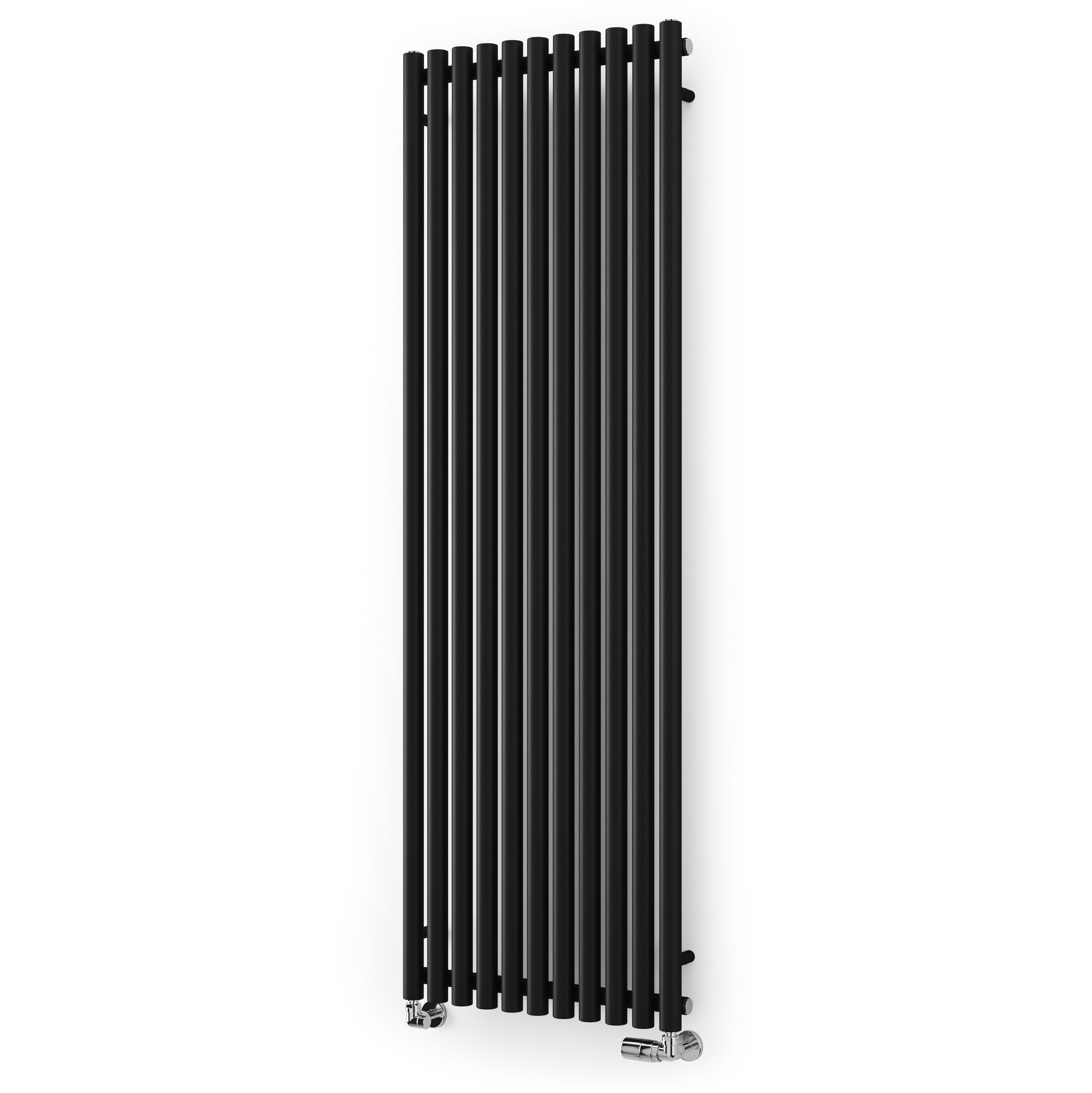 Terma Rolo Room Matt black Horizontal or vertical Designer Radiator, (W)590mm x (H)1800mm