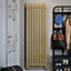Terma Rolo Room Matt brass Horizontal or vertical Designer Radiator, (W)590mm x (H)1800mm
