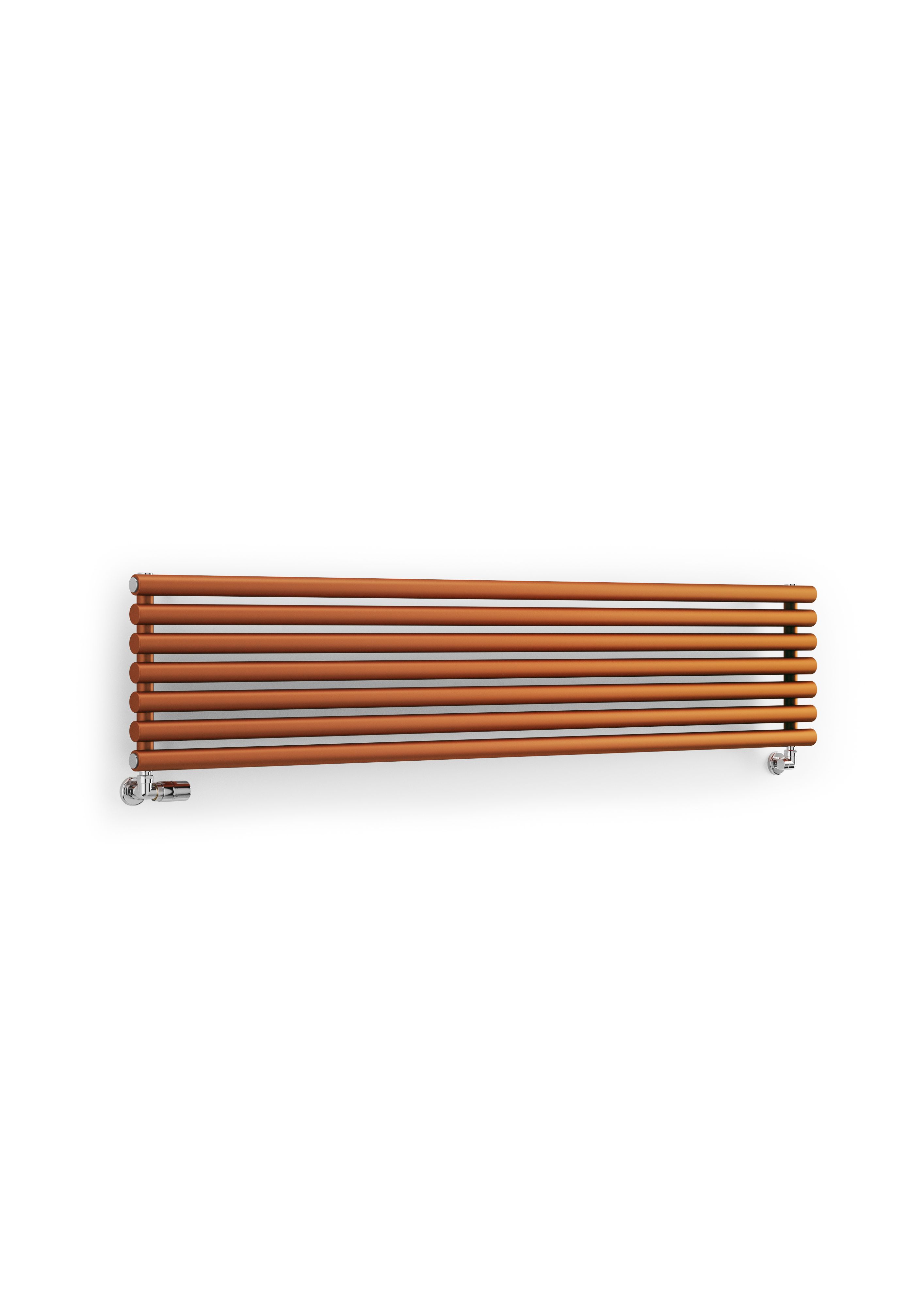 Terma Rolo Room Matt copper Horizontal or vertical Designer Radiator, (W)370mm x (H)1800mm