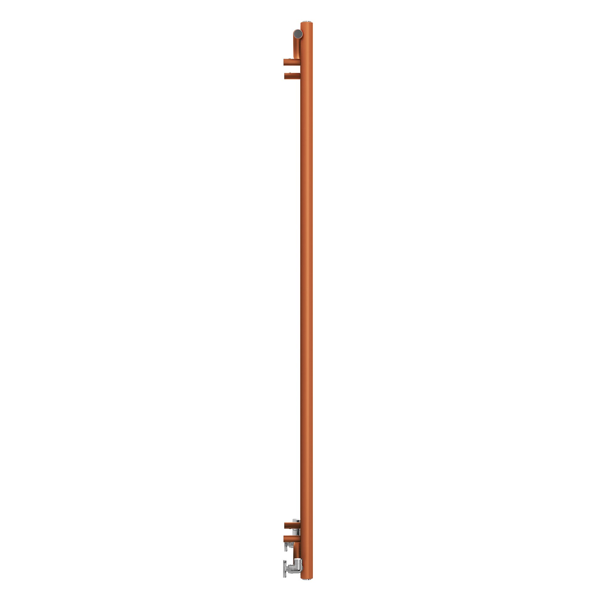 Terma Rolo Room Matt copper Horizontal or vertical Designer Radiator, (W)480mm x (H)1800mm