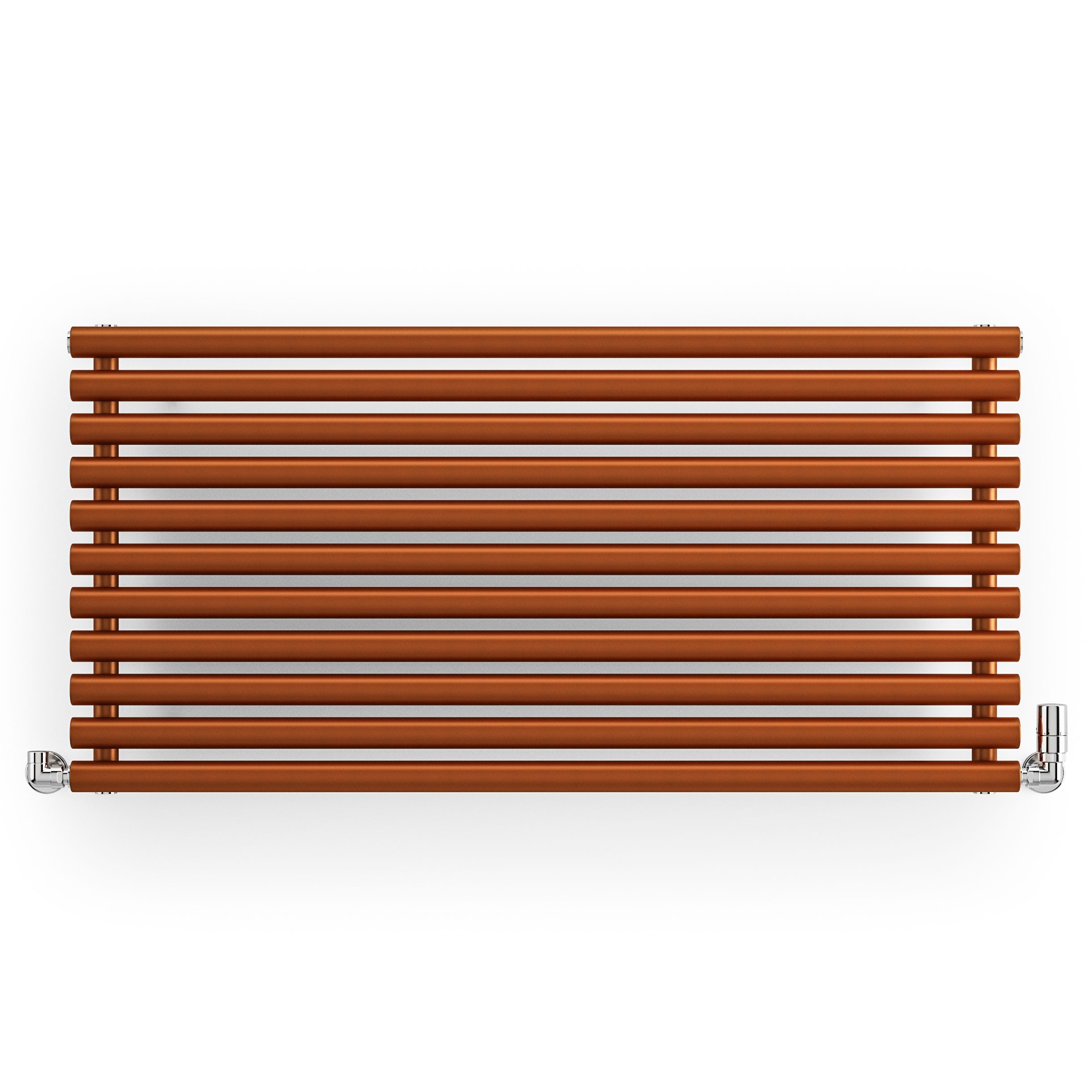 Terma Rolo Room Matt copper Horizontal or vertical Designer Radiator, (W)590mm x (H)1200mm