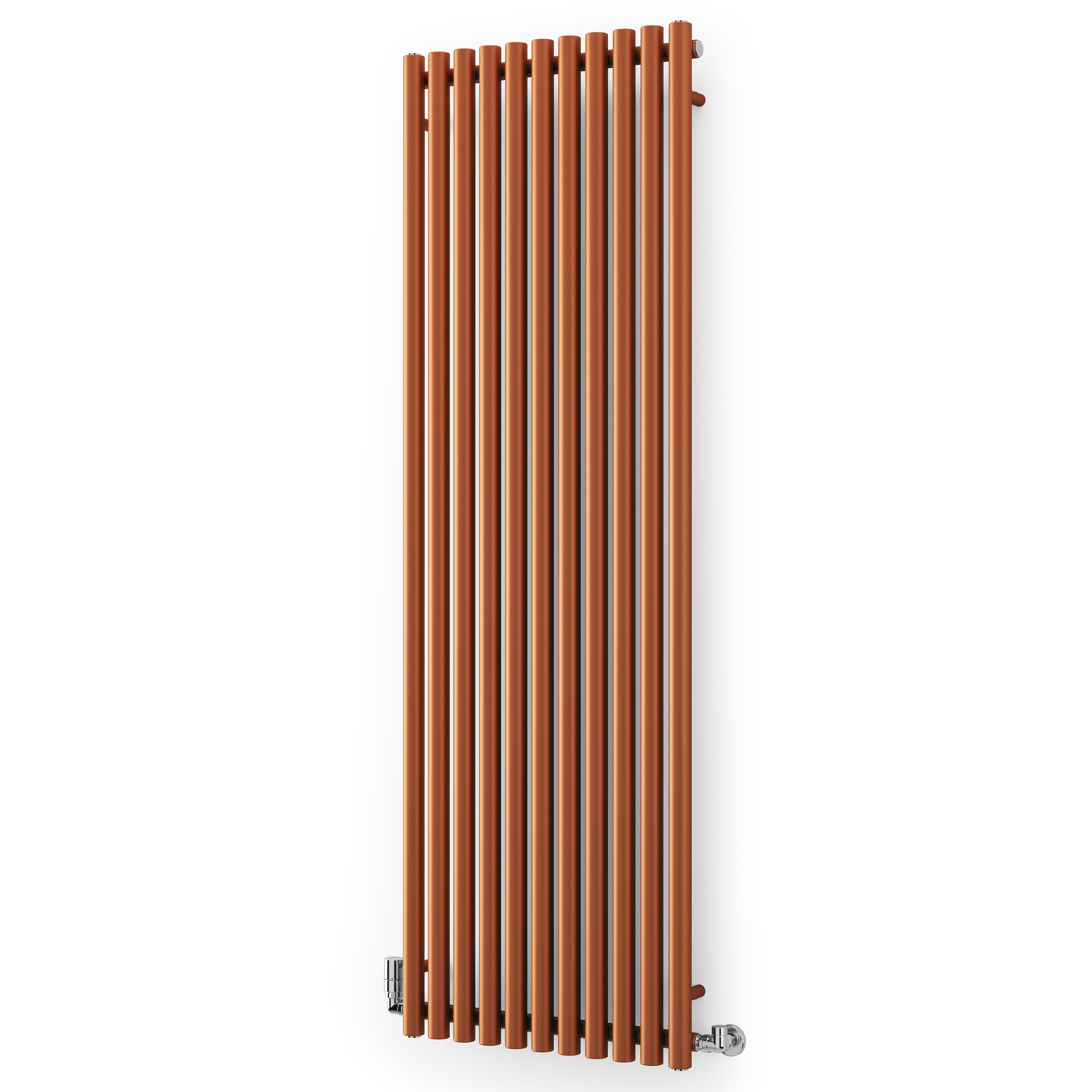 Terma Rolo Room Matt copper Horizontal or vertical Designer Radiator, (W)590mm x (H)1800mm