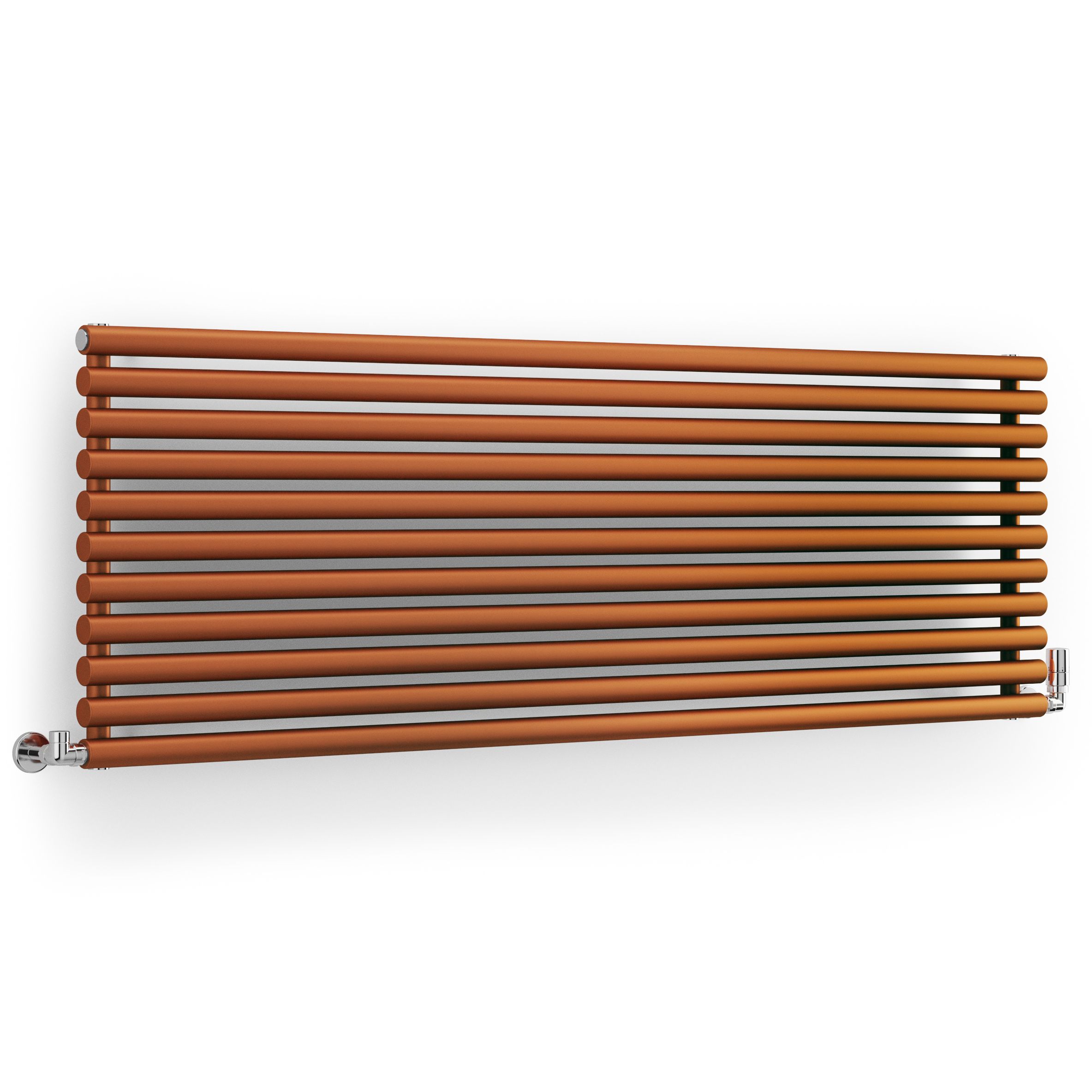 Terma Rolo Room Matt copper Horizontal or vertical Designer Radiator, (W)590mm x (H)1800mm
