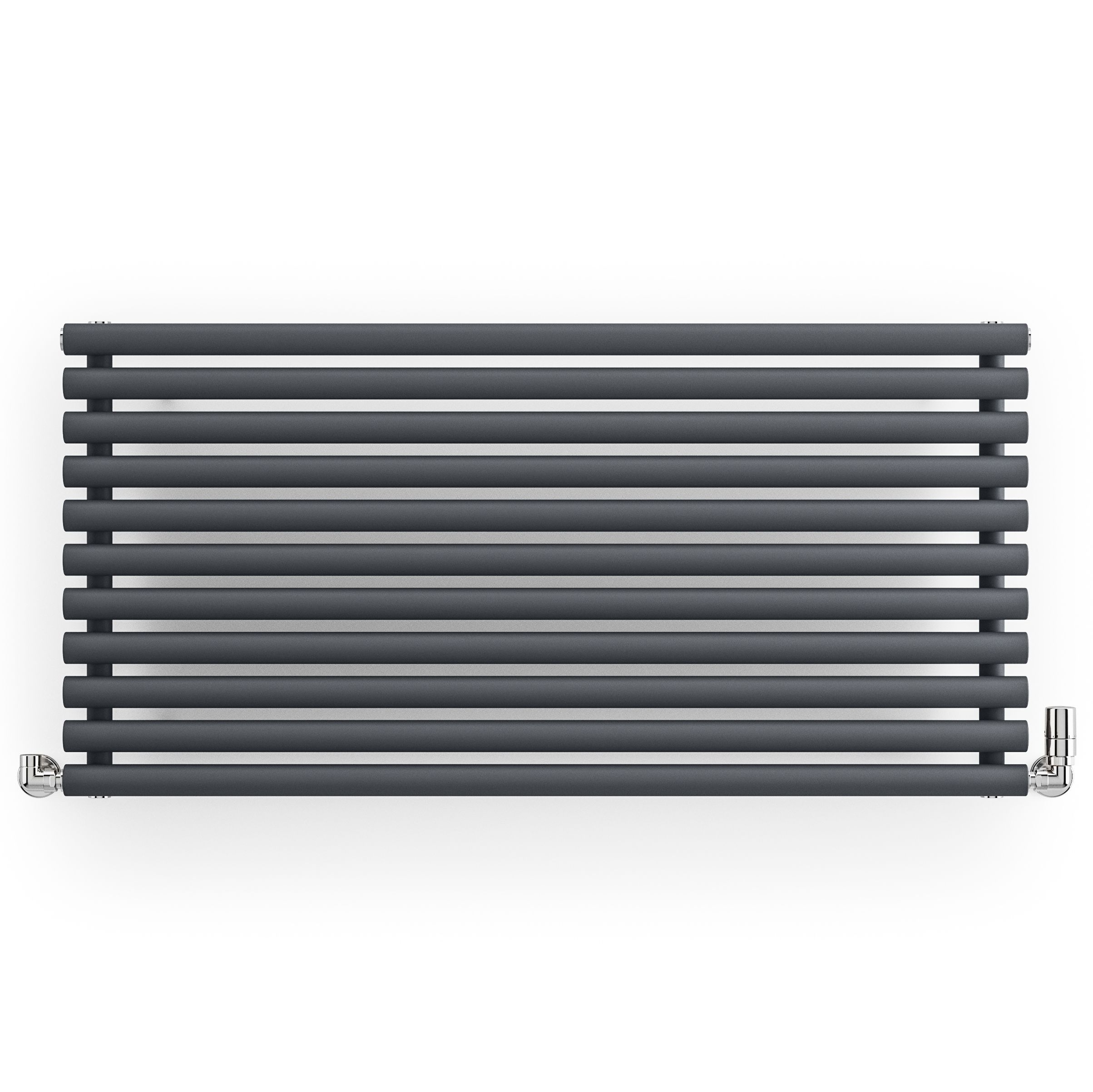 Terma Rolo Room Matt dark grey Horizontal or vertical Designer Radiator, (W)590mm x (H)1200mm