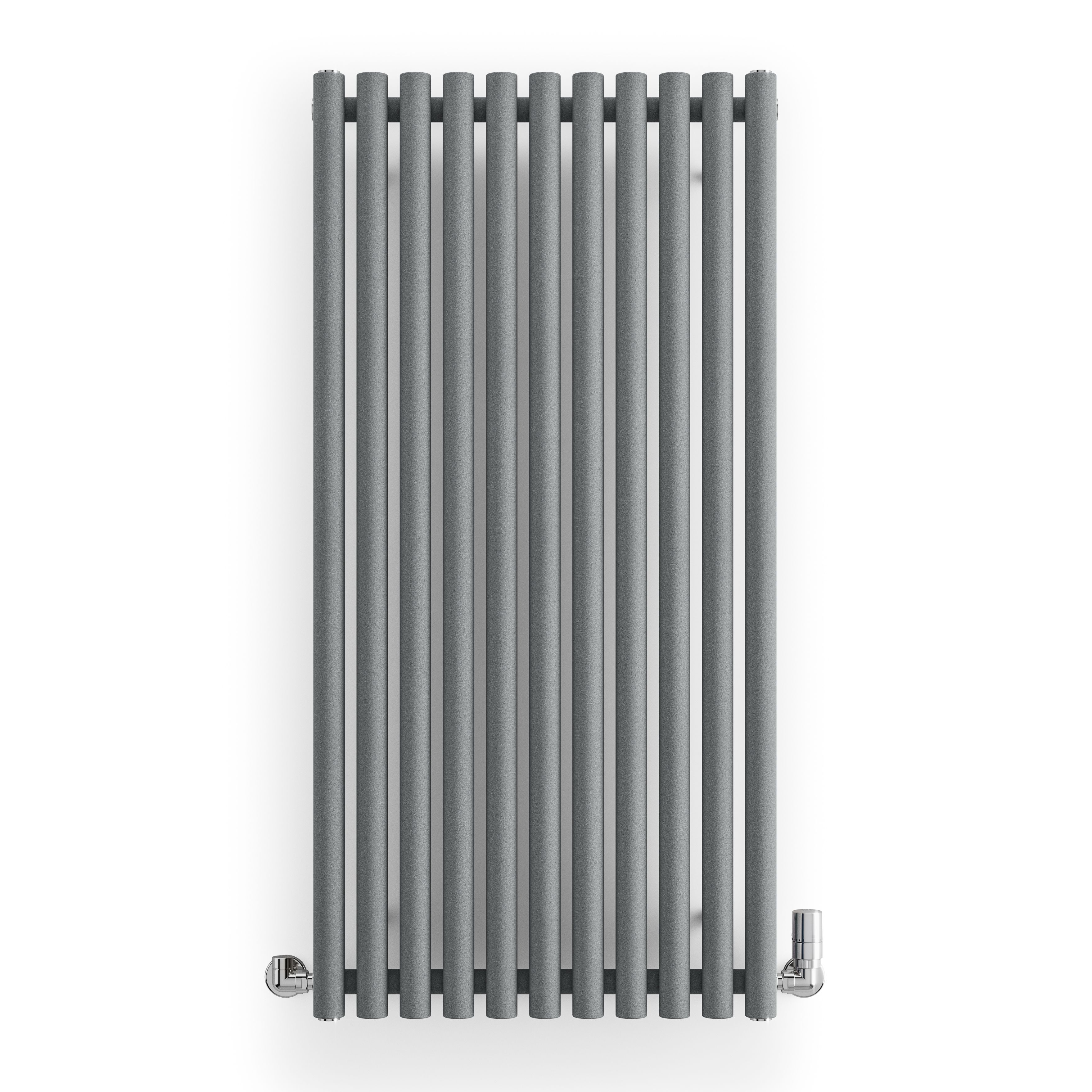 Terma Rolo Room Matt light grey Horizontal or vertical Designer Radiator, (W)590mm x (H)1200mm