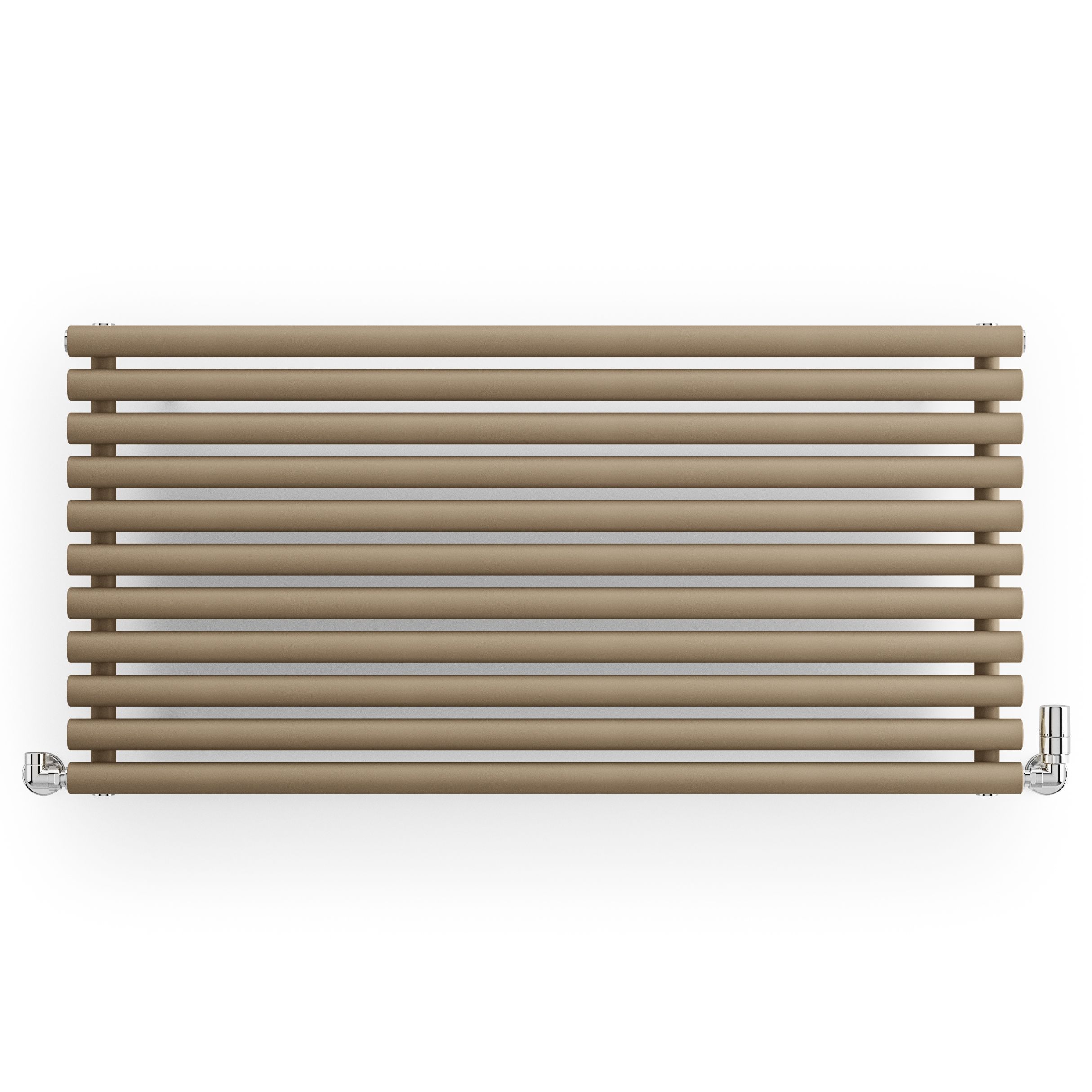 Terma Rolo Room Matt mocha Vertical Designer Radiator, (W)590mm x (H)1200mm