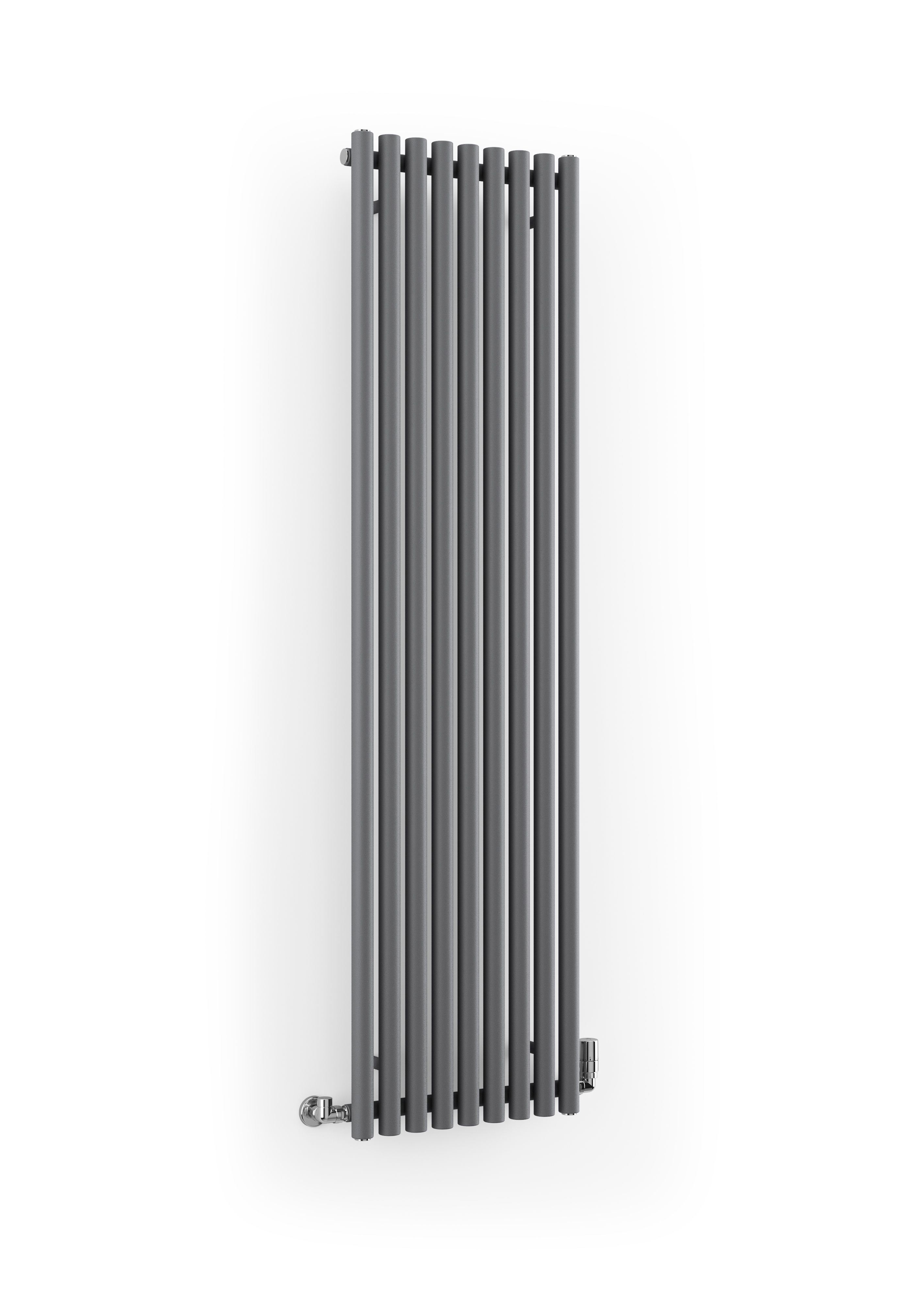 Terma Rolo room Modern grey Horizontal or vertical Designer Radiator, (W)480mm x (H)1800mm
