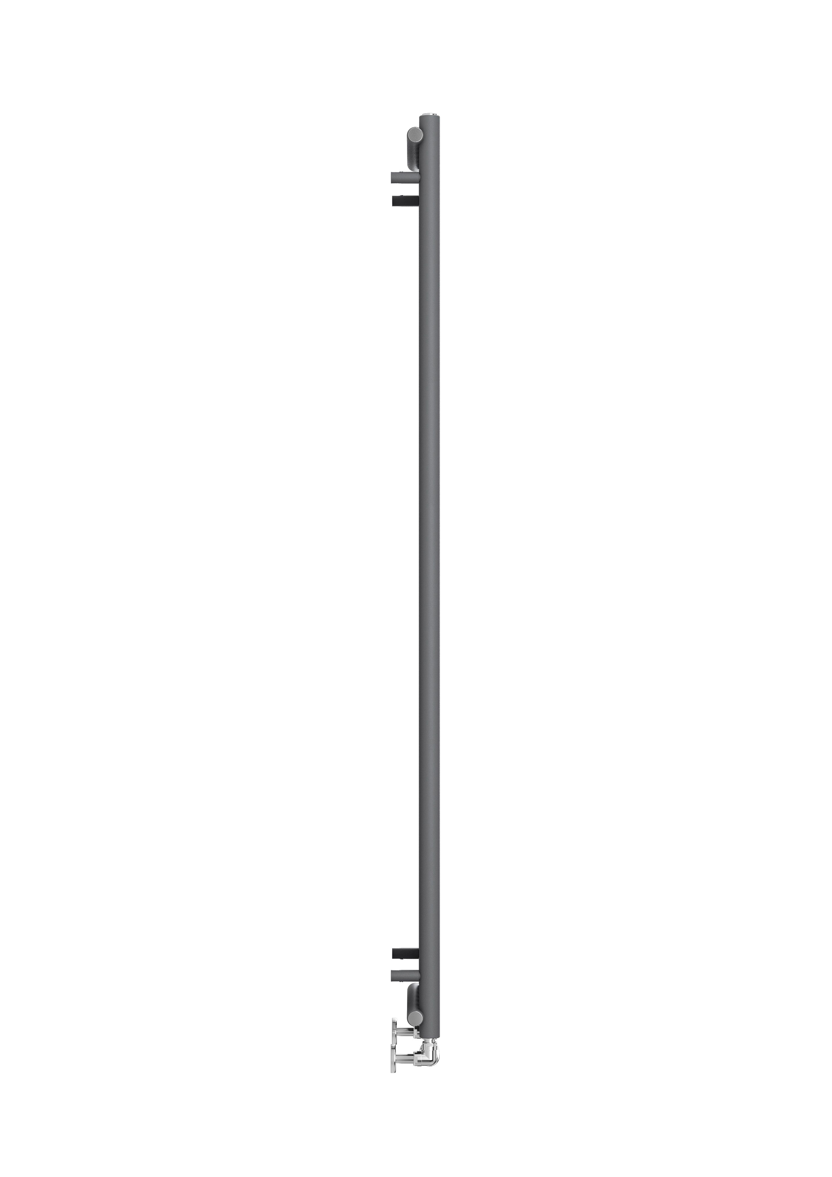 Terma Rolo room Modern grey Horizontal or vertical Designer Radiator, (W)480mm x (H)1800mm
