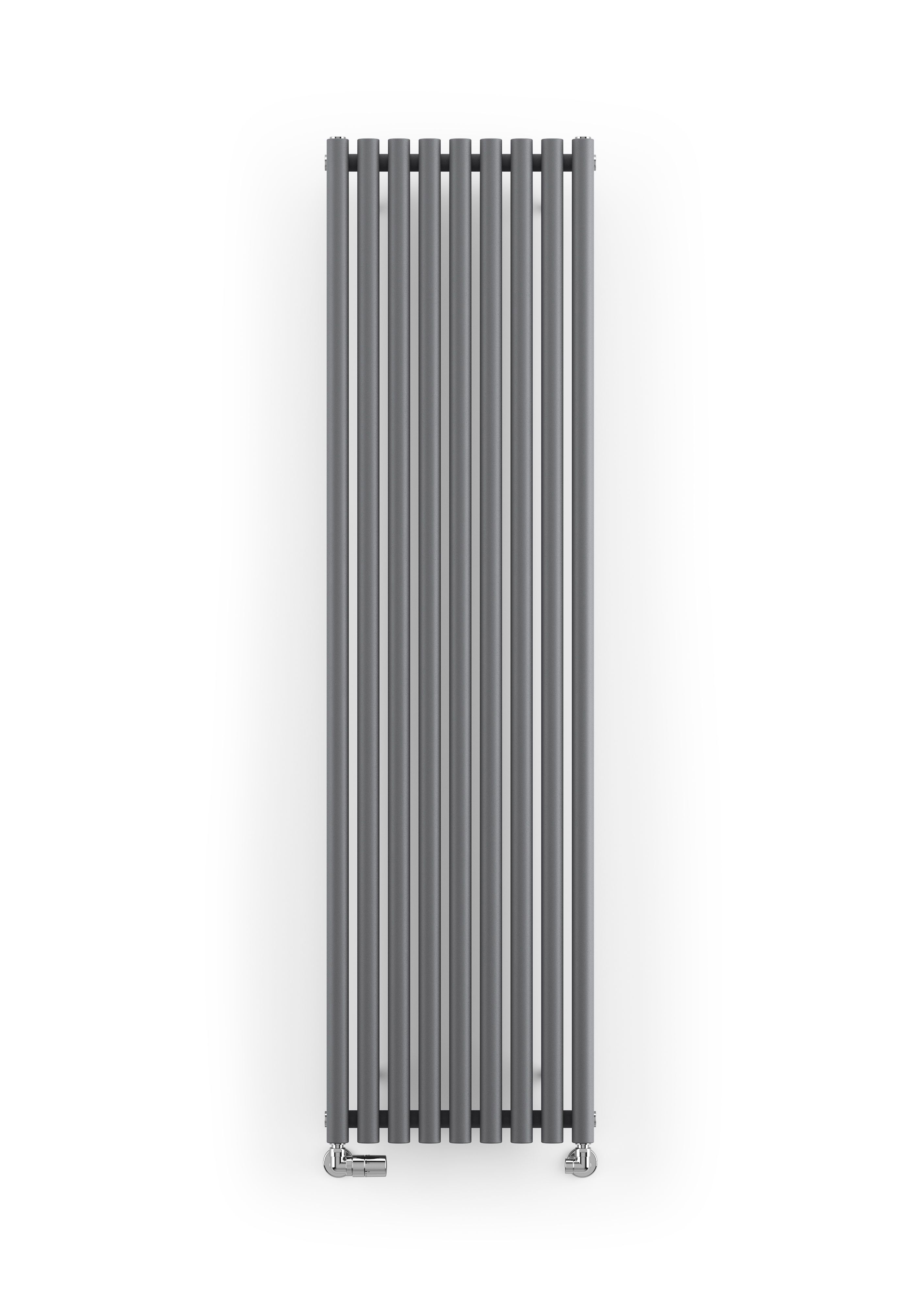 Terma Rolo room Modern grey Horizontal or vertical Designer Radiator, (W)480mm x (H)1800mm