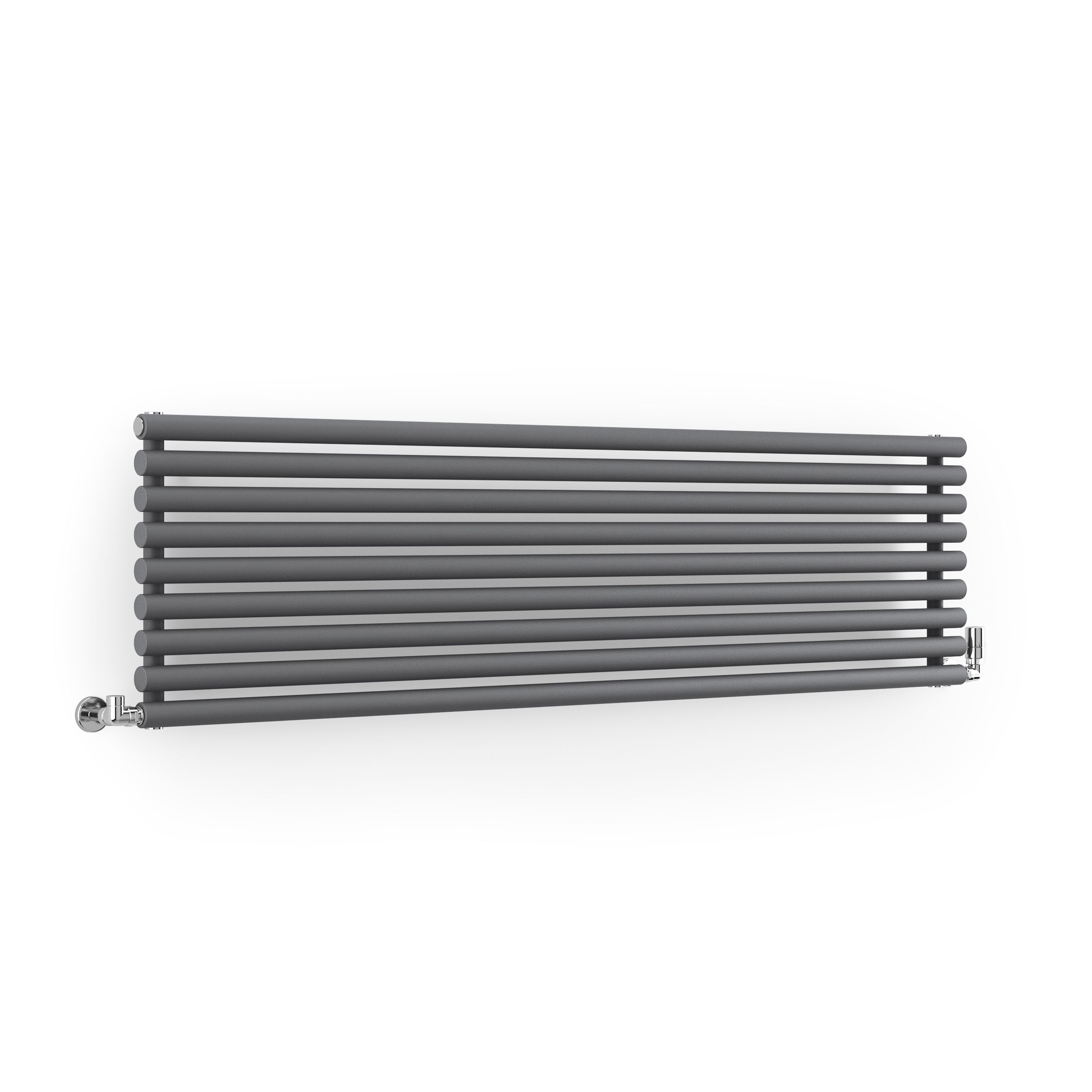Terma Rolo room Modern grey Horizontal or vertical Designer Radiator, (W)480mm x (H)1800mm