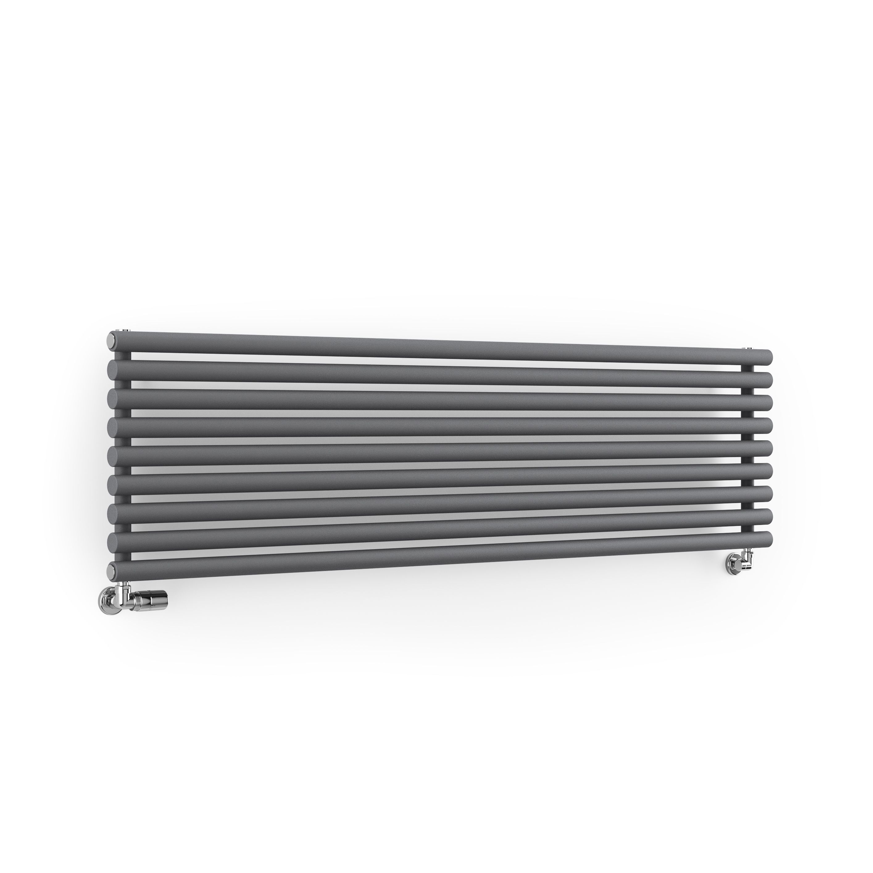 Terma Rolo room Modern grey Horizontal or vertical Designer Radiator, (W)480mm x (H)1800mm